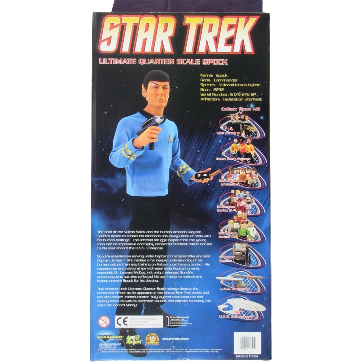 Figura Spock 1/4 Diamond Select 48.26 cm Star Trek
