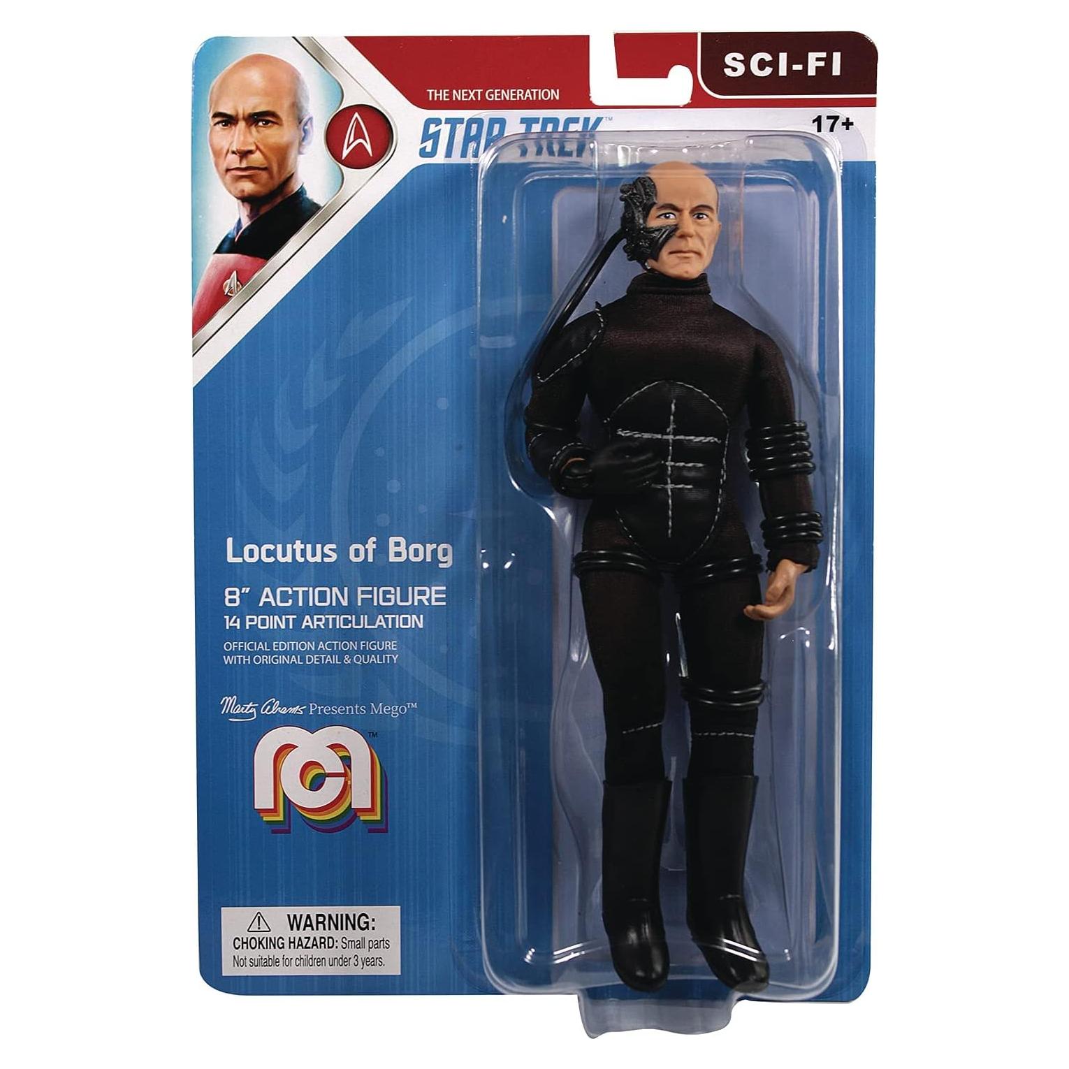 Figura de Acción Mego Star Trek Locutus El Borg 20 cm