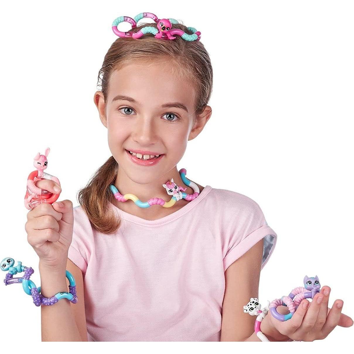 Tangle Jr. Juguetes Antiestrés Uba Unicornio y Linky Flamenco - 2 Pack