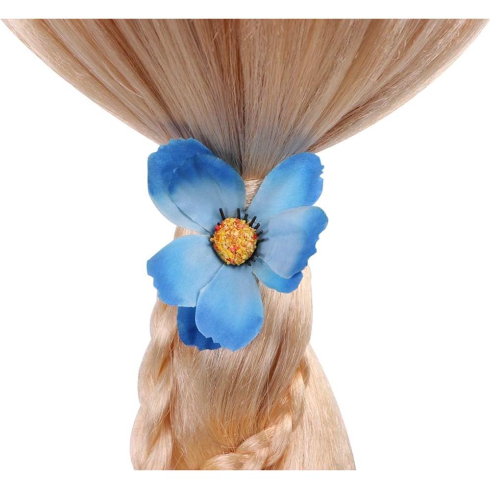 Peluca de Princesa Rapunzel con Tiara y Accesorios para Niñas