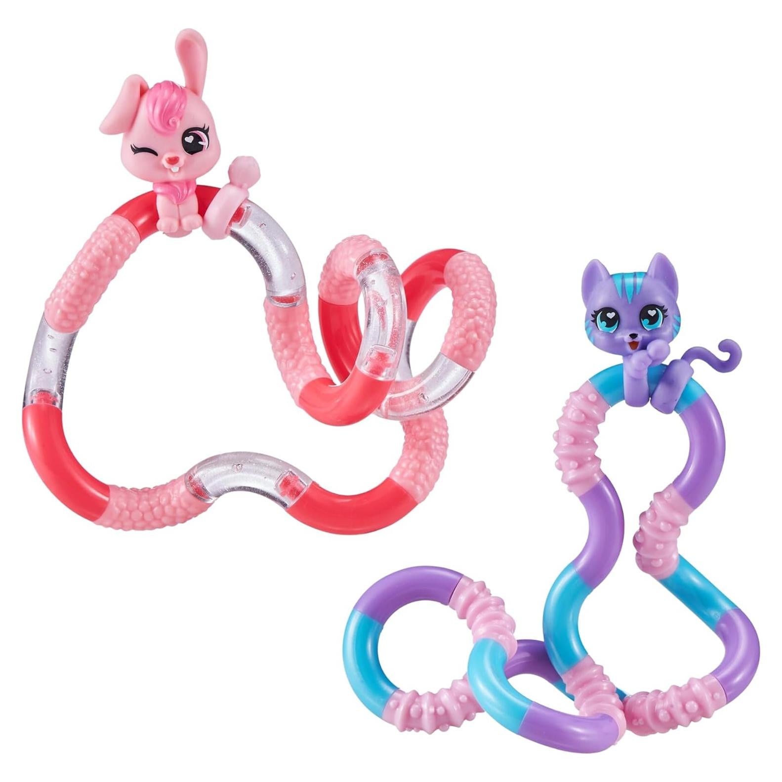 Paquete de 2 Juguetes Antiestrés Tangle Jr. Gatito y Conejo