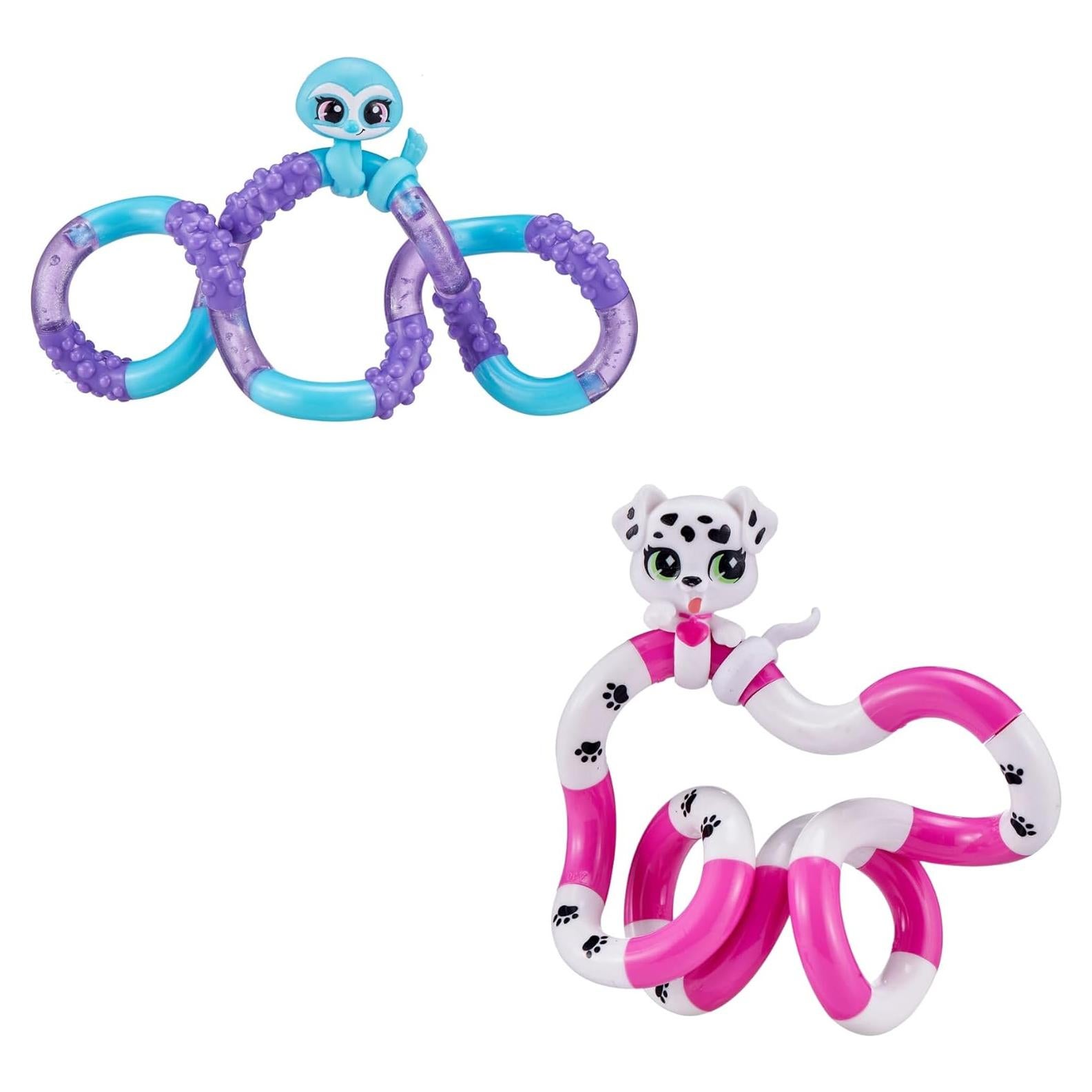 Juguete Antiestrés Tangle® Mascotas Pack 2 (Perezoso y Cachorro)