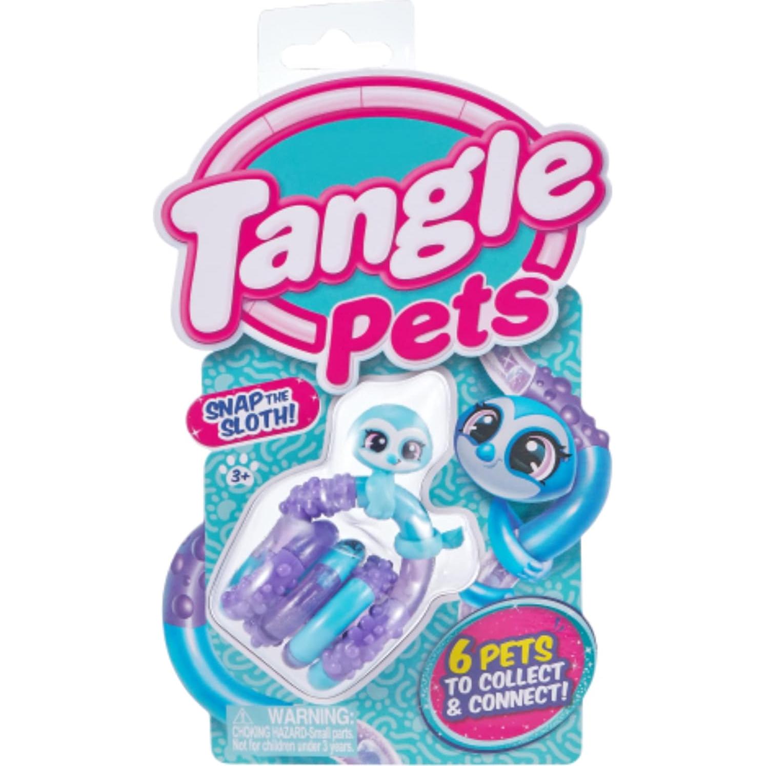 Juguete Antiestrés Tangle® Mascotas Pack 2 (Perezoso y Cachorro)