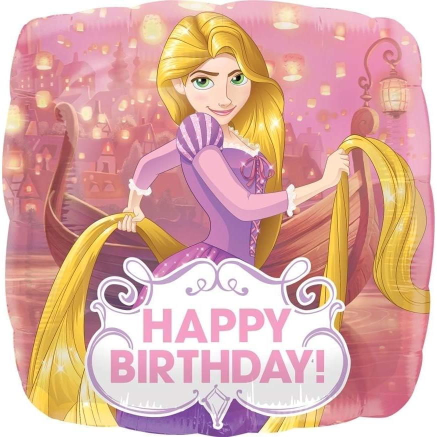 Kit de Decoración de Globos Rapunzel Cumpleaños 4 Años