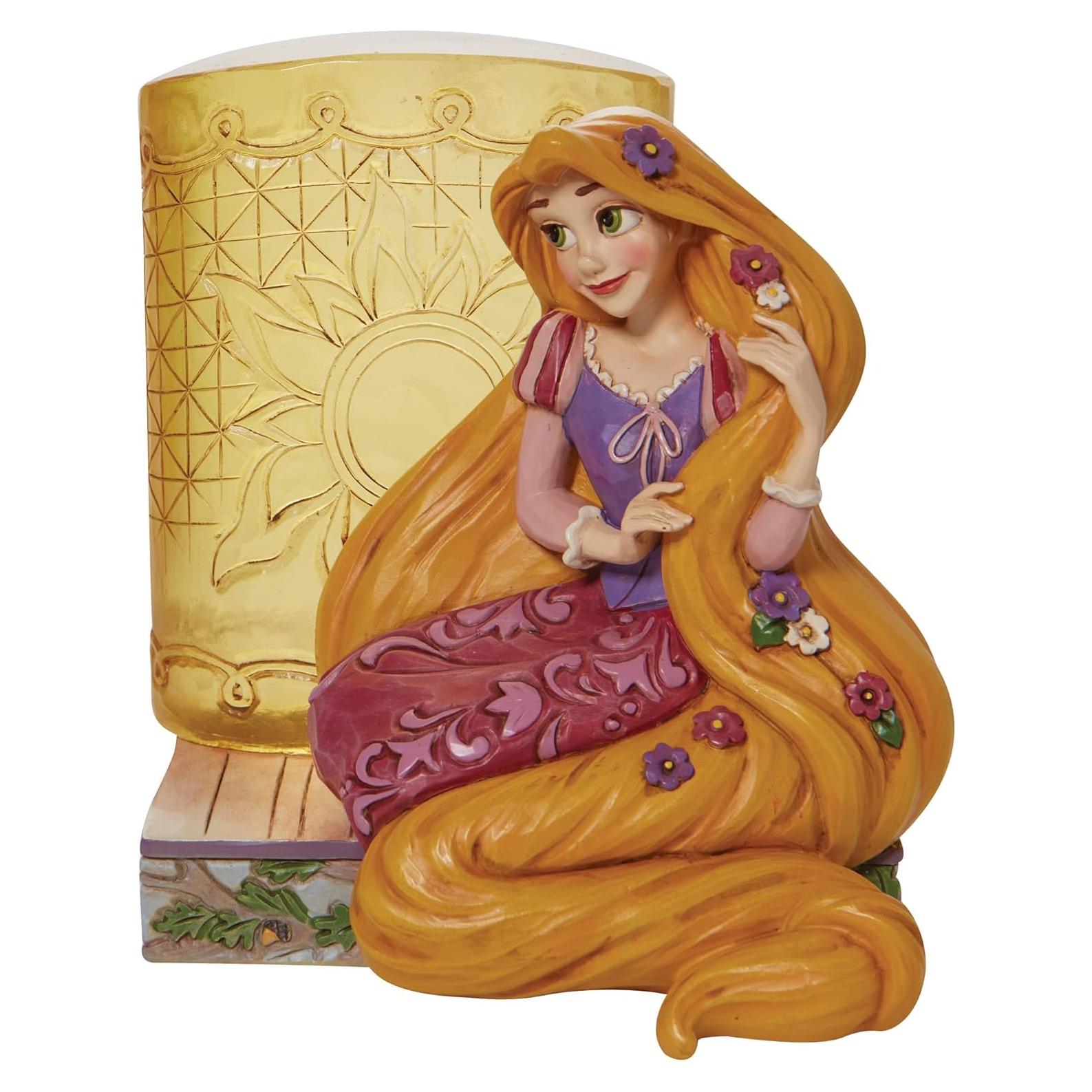 Figurita Enesco Disney Traditions Rapunzel con Linterna 13 cm