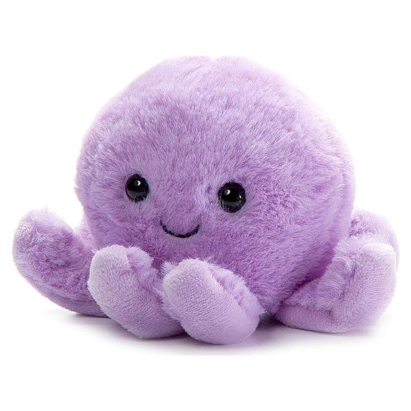 Juguete de Peluche Pulpo Púrpura 15 cm El Zoológico de Caricias