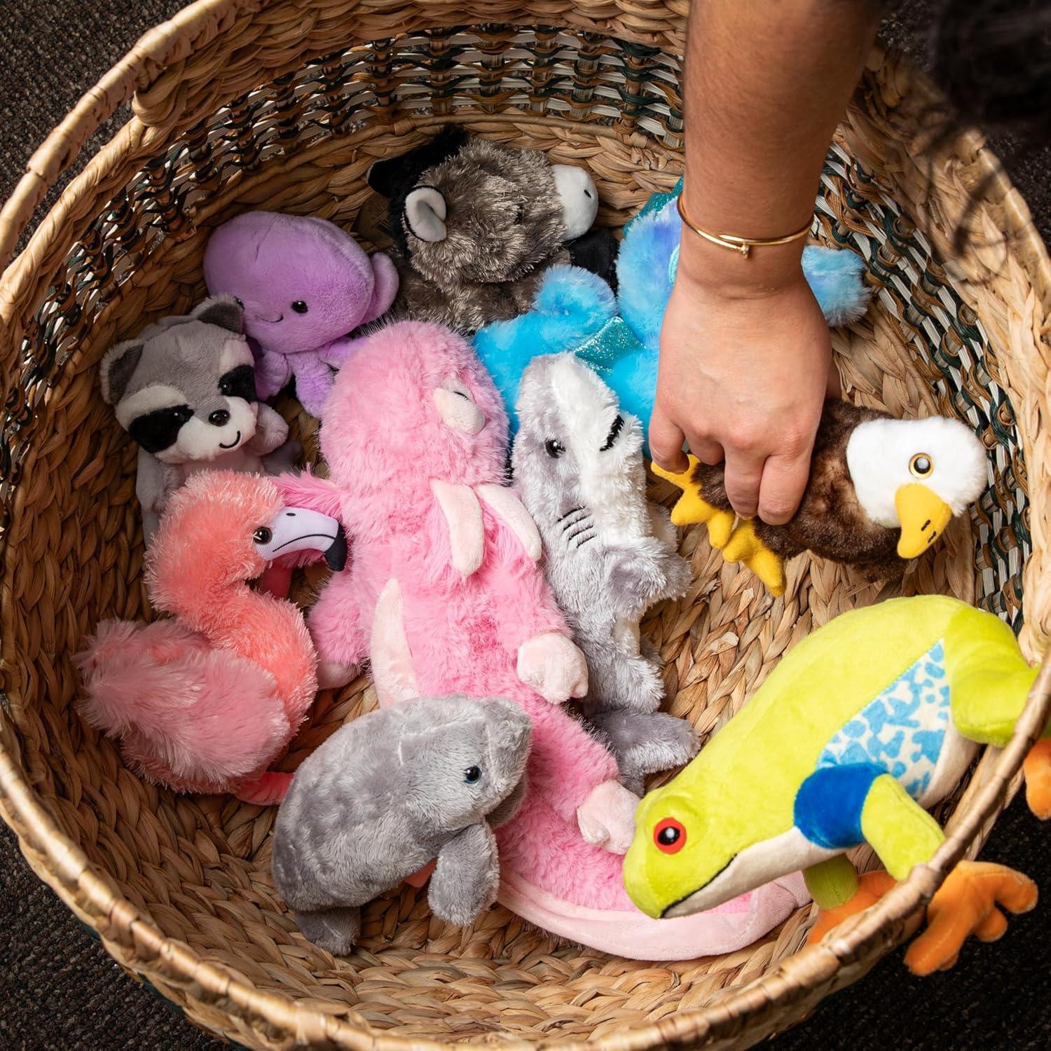 Juguete de Peluche Pulpo Púrpura 15 cm El Zoológico de Caricias