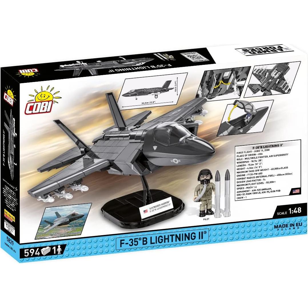 Set de Construcción COBI F-35B Lightning II 594 Piezas