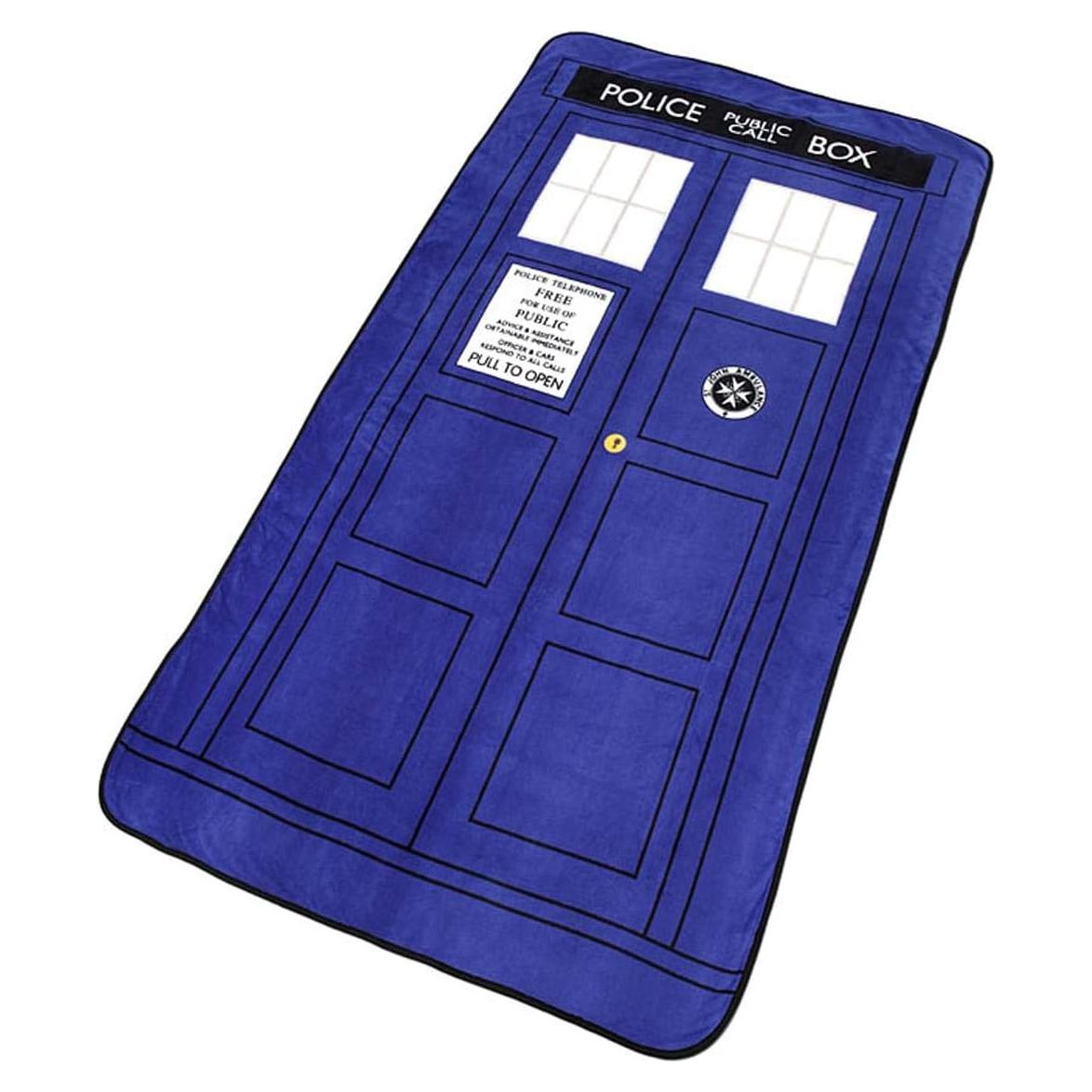 Manta Tardis Doctor Who 127x226 cm 100% Poliéster