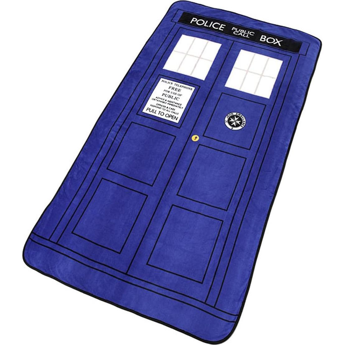 Manta Tardis Doctor Who 127x226 cm 100% Poliéster