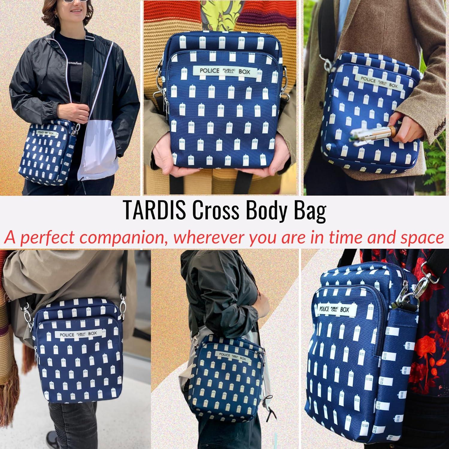 Bolsa Mensajera Cruzada TARDIS Doctor Who Unisex 28x24x9.5cm