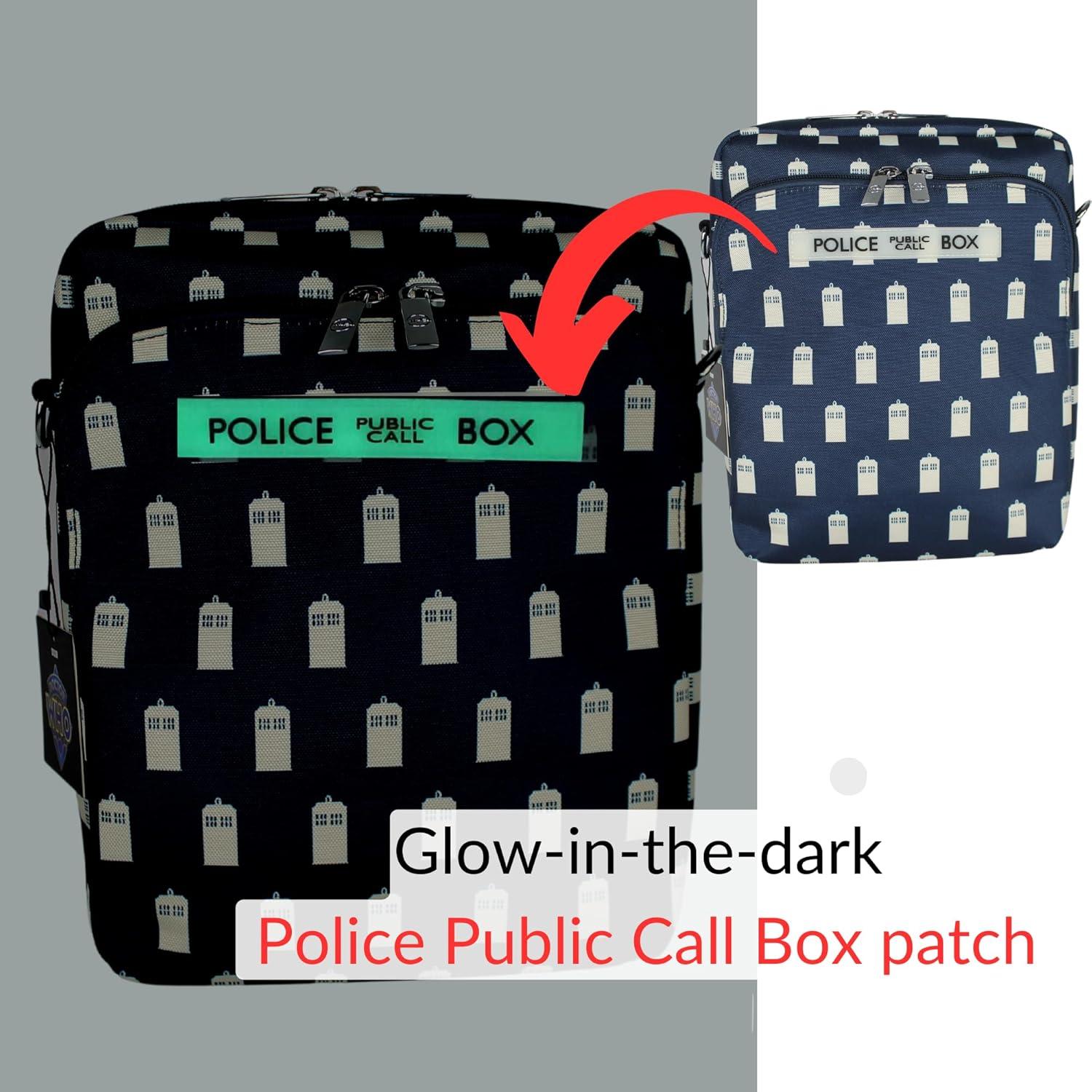 Bolsa Mensajera Cruzada TARDIS Doctor Who Unisex 28x24x9.5cm