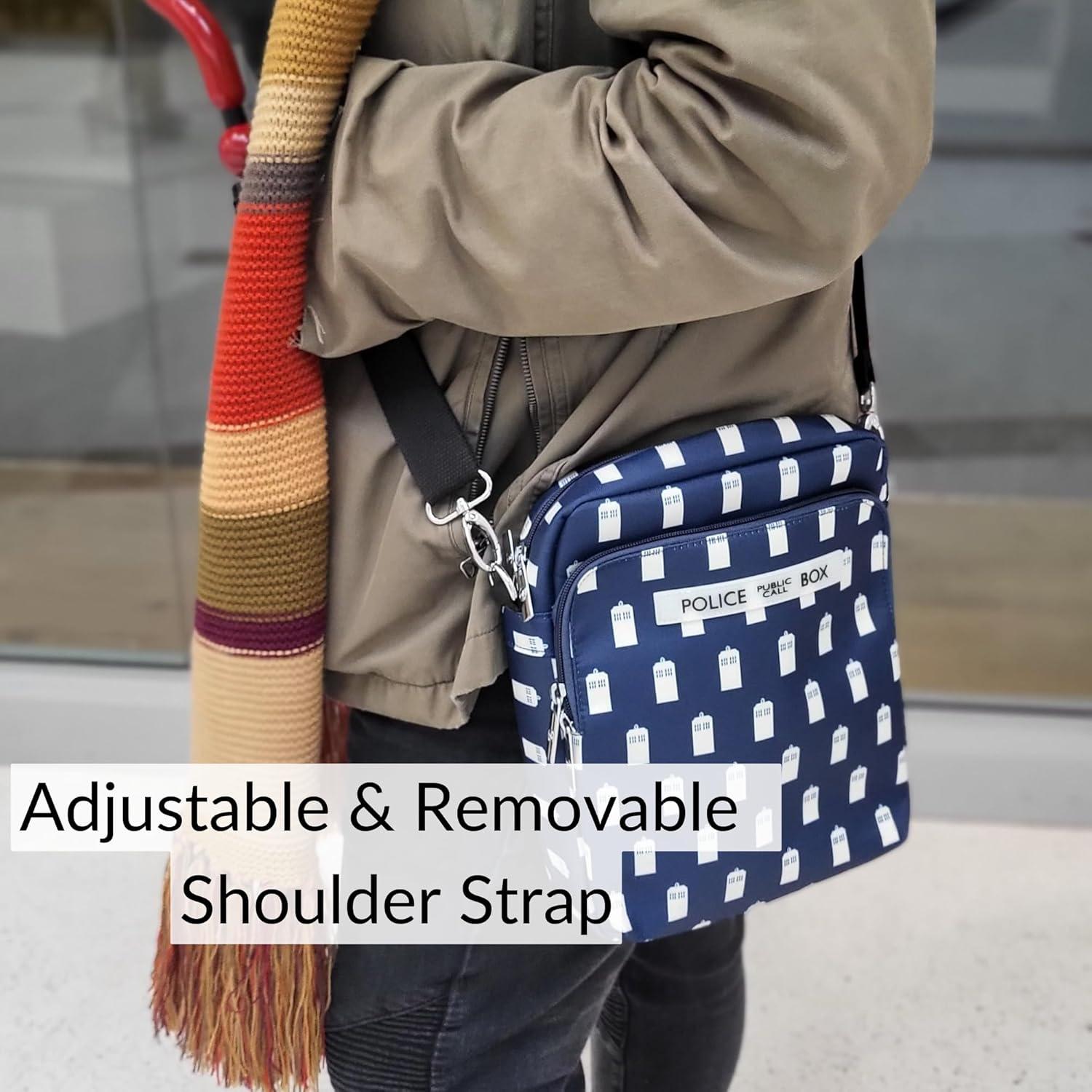 Bolsa Mensajera Cruzada TARDIS Doctor Who Unisex 28x24x9.5cm