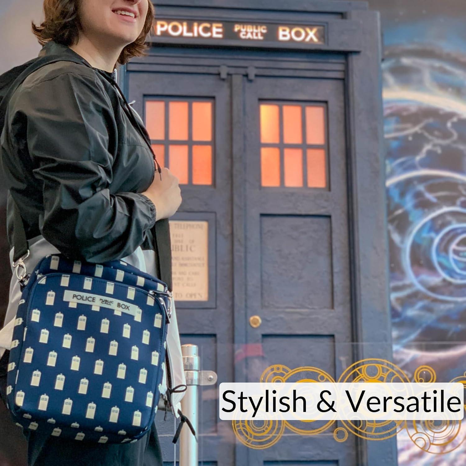 Bolsa Mensajera Cruzada TARDIS Doctor Who Unisex 28x24x9.5cm