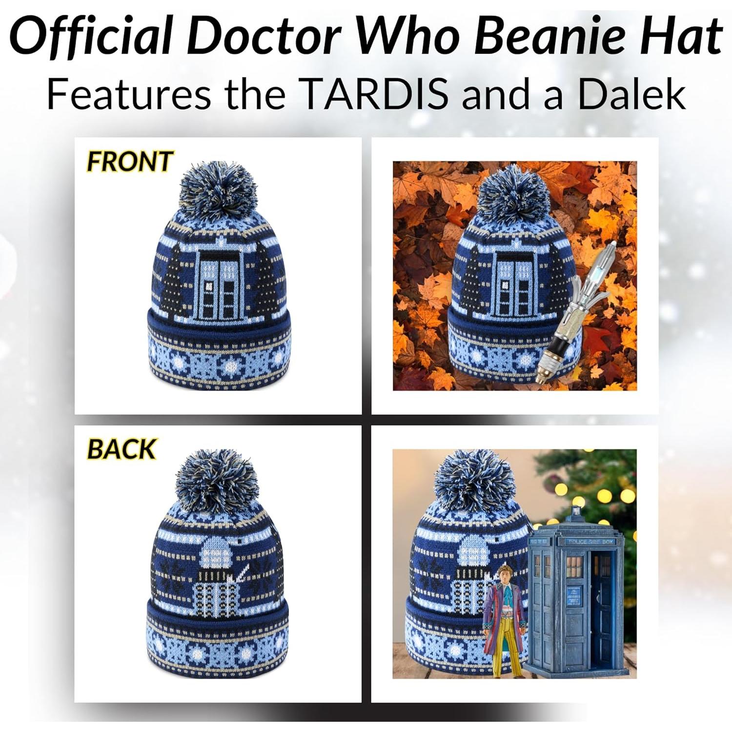 Gorro de Navidad Doctor Who LOVARZI TARDIS y Dalek Unisex