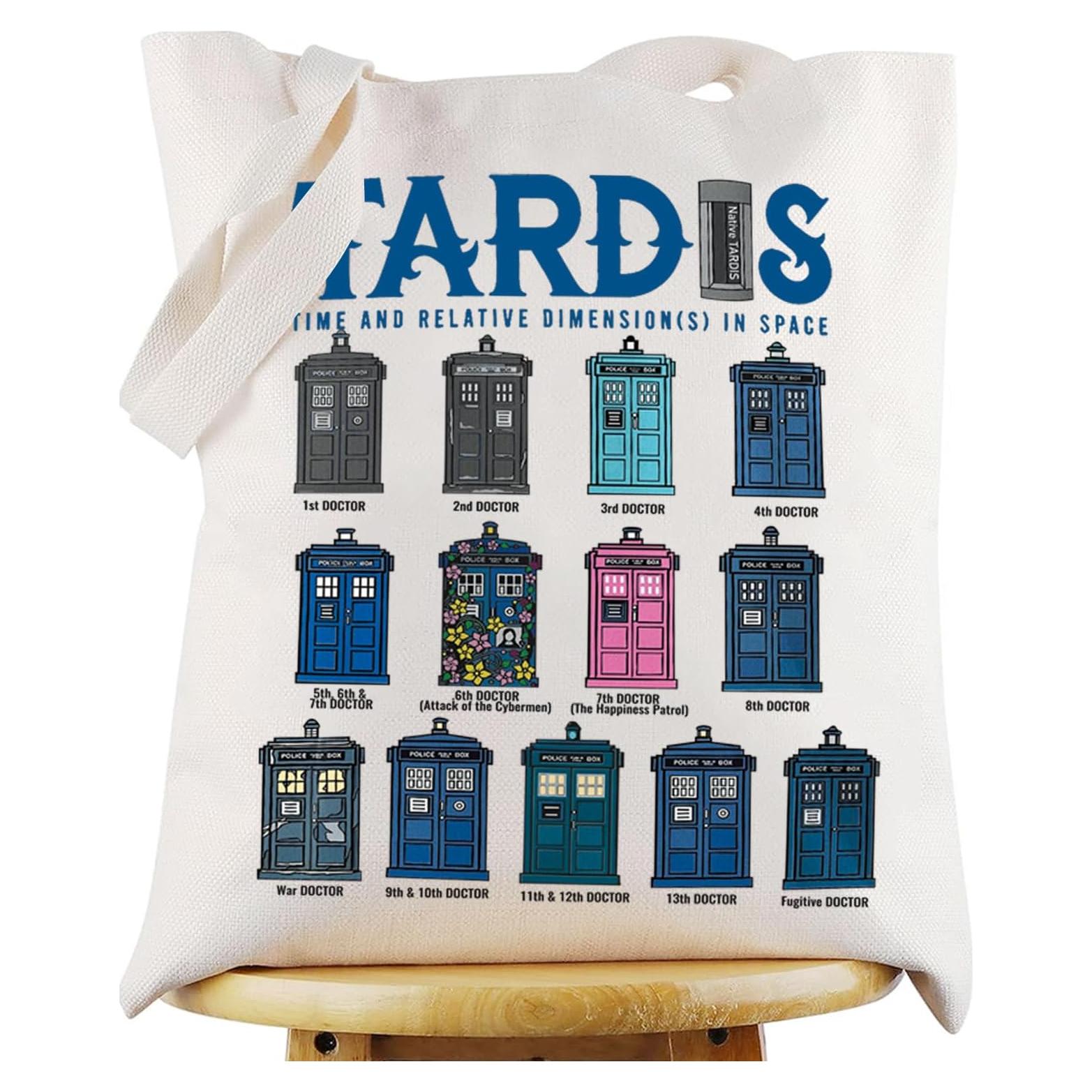 Bolsa Tote de Lona G2TUP Caja de Policía 23x17cm Regalo