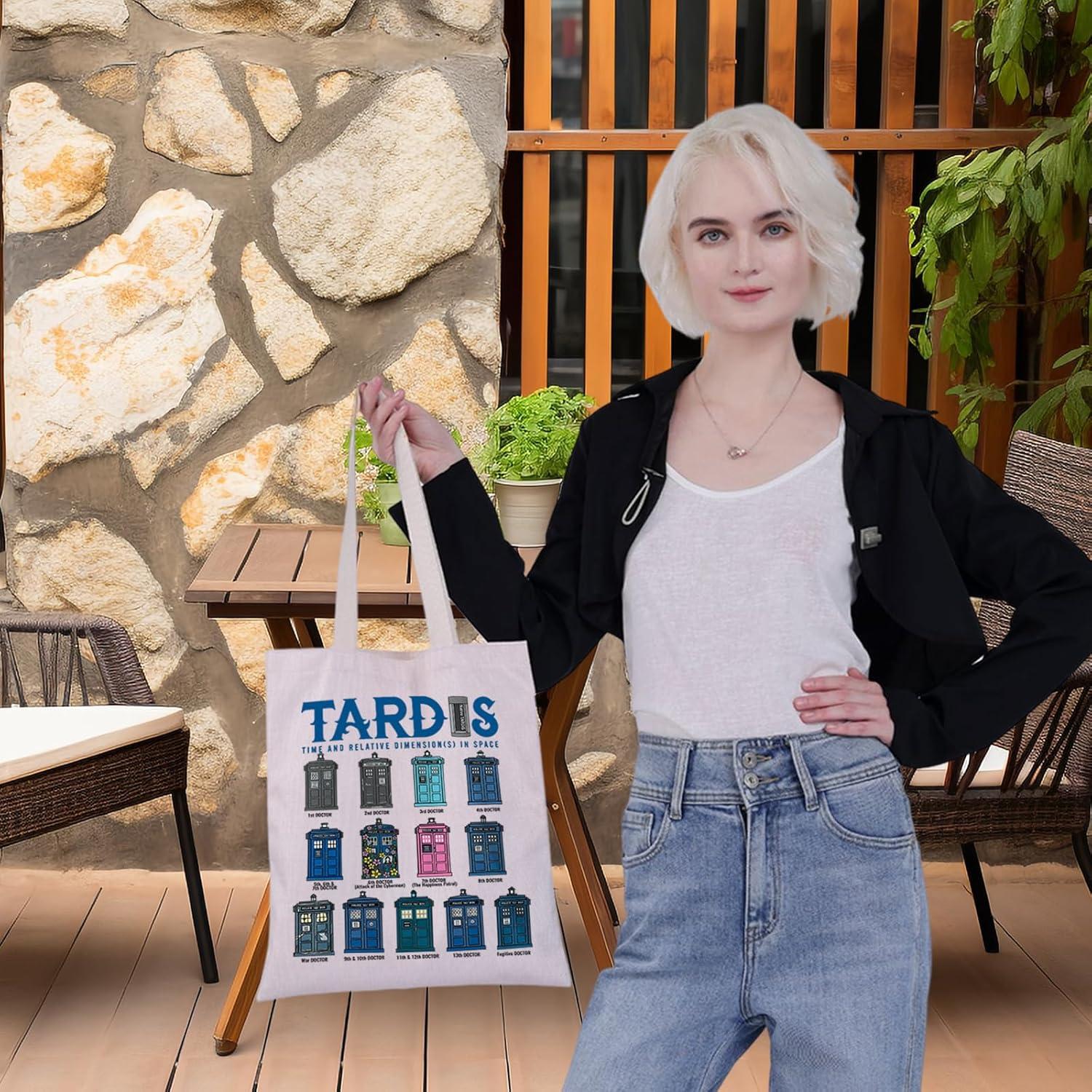 Bolsa Tote de Lona G2TUP Caja de Policía 23x17cm Regalo