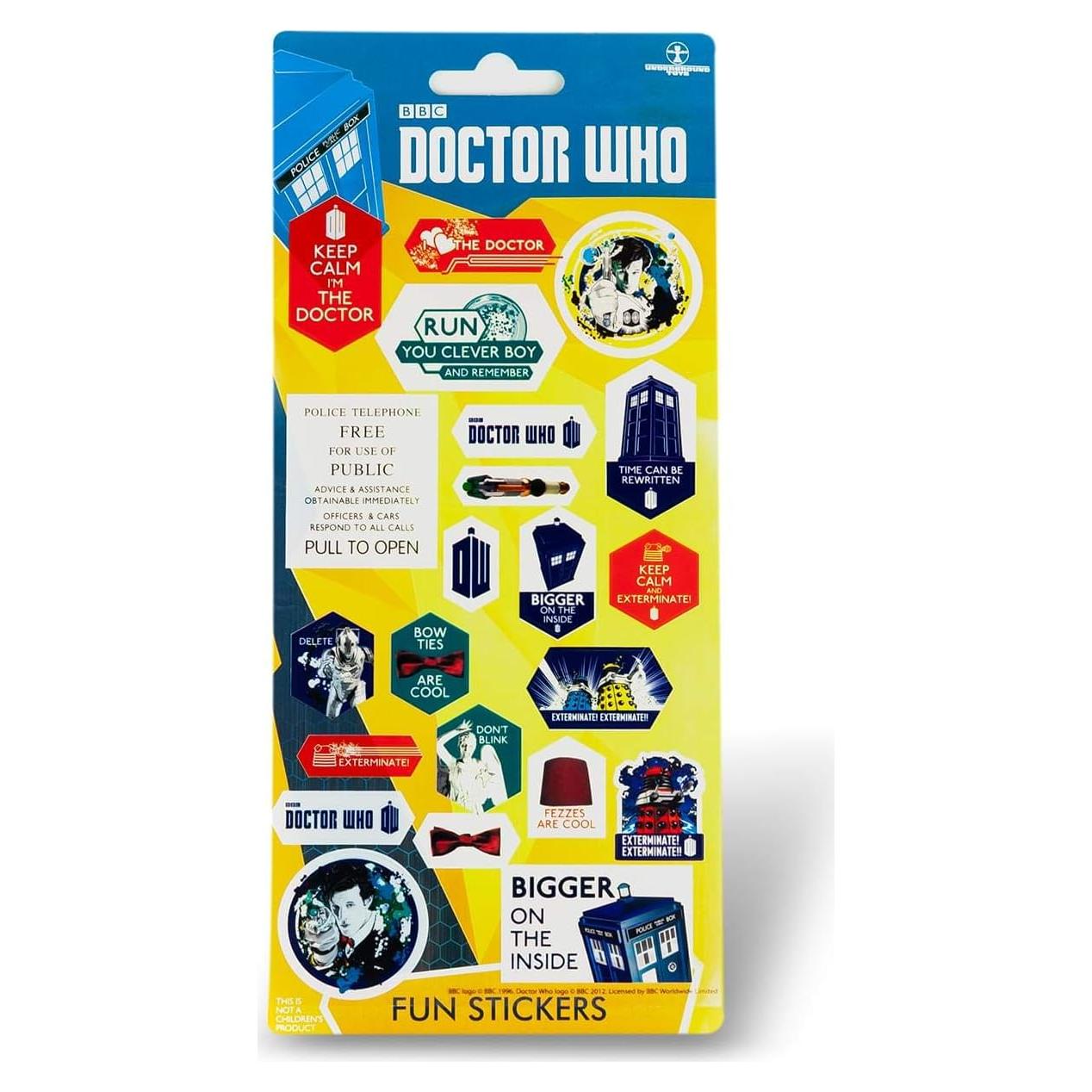 Conjunto de Stickers Doctor Who - 22 Piezas Multicolor