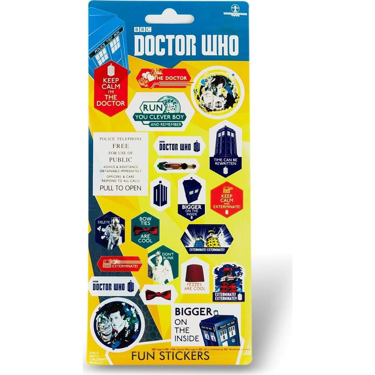 Conjunto de Stickers Doctor Who - 22 Piezas Multicolor