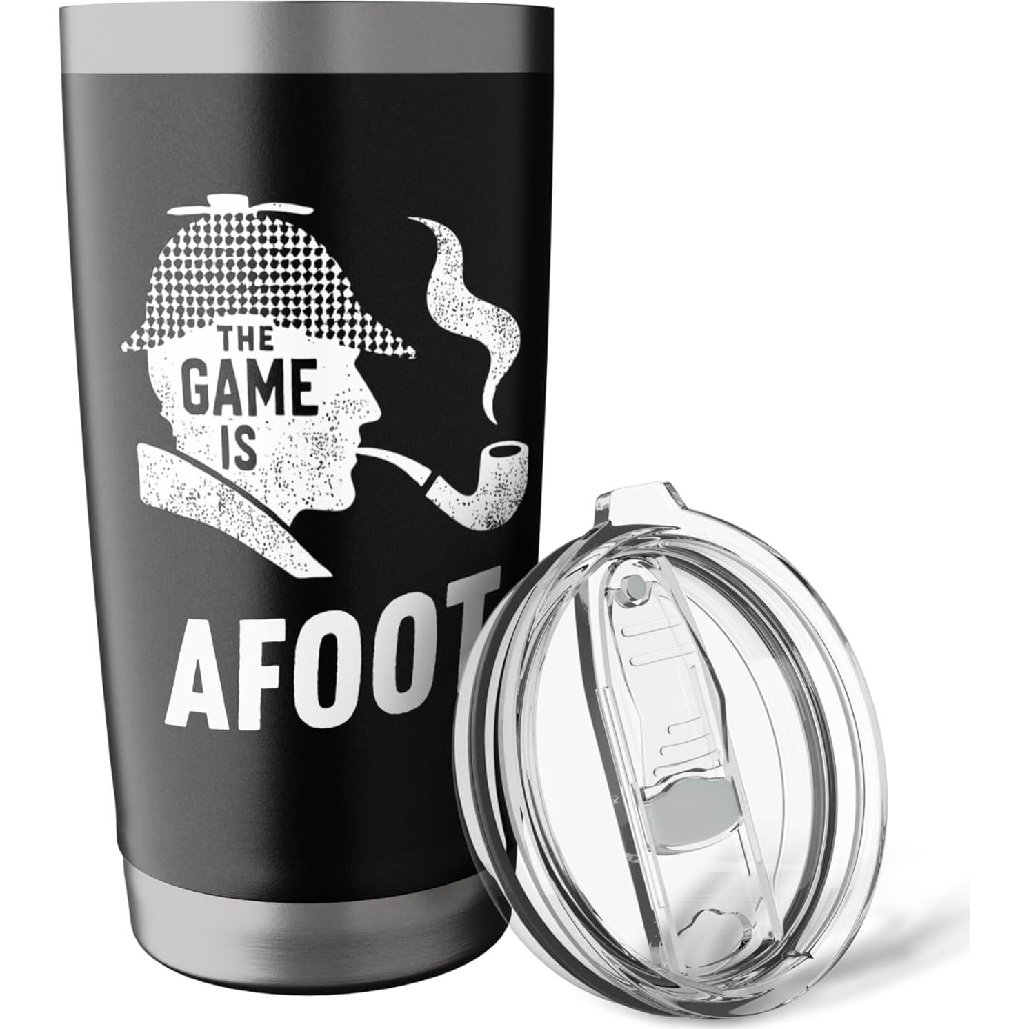 Vaso Térmico Sherlock Holmes 20 oz Acero Inoxidable Negro