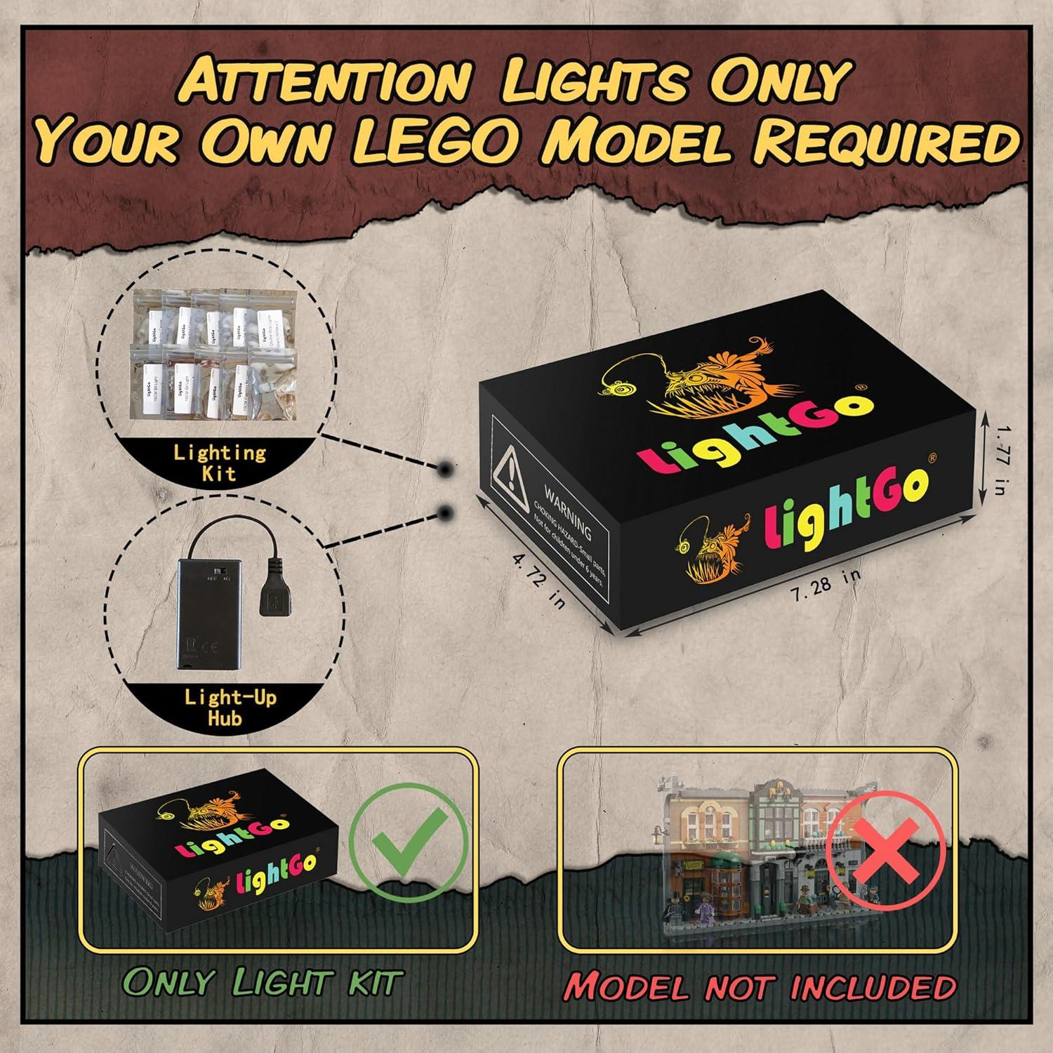 Kit de Iluminación LED LightGo para Lego 10351 Sherlock Holmes