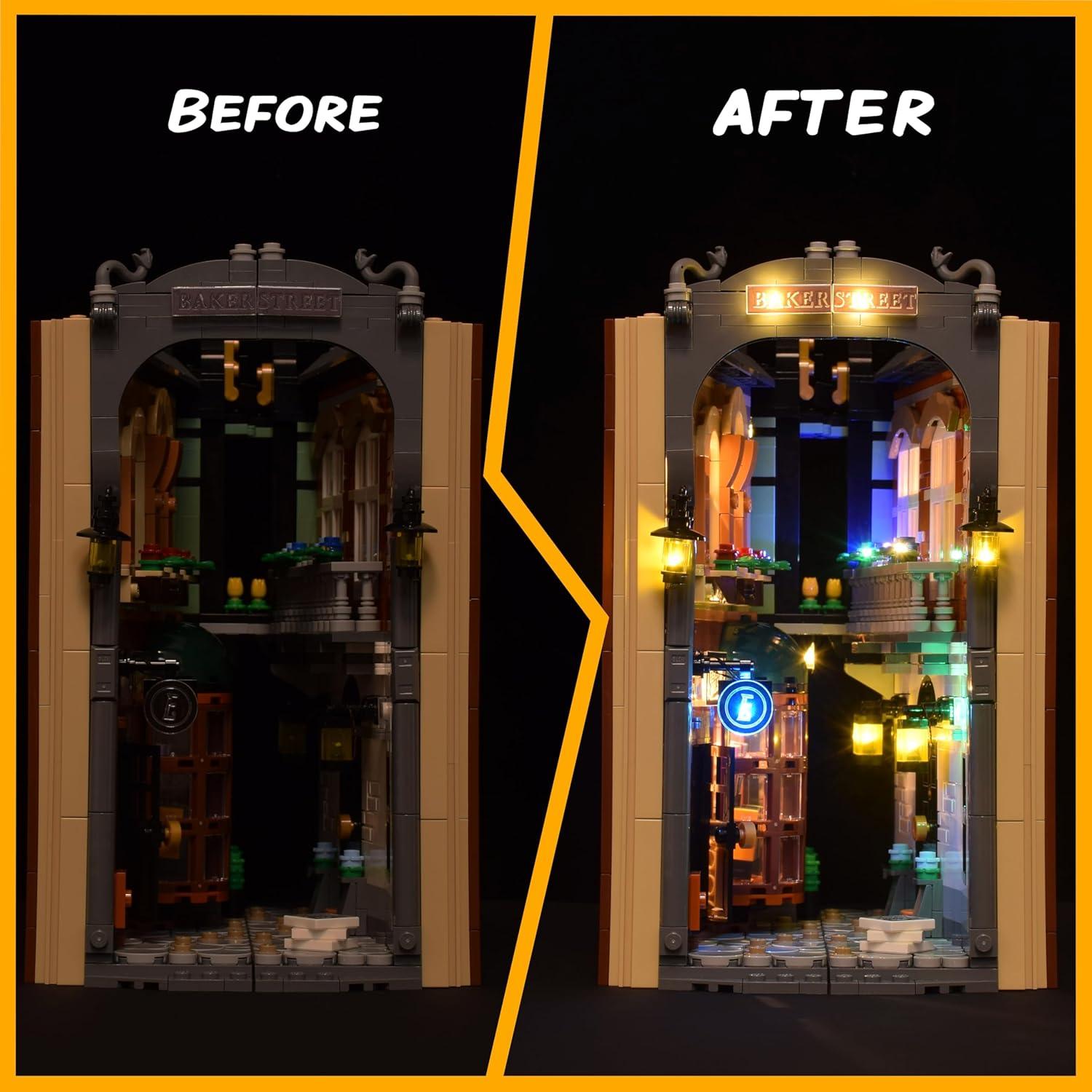 Kit de Iluminación LED LightGo para Lego 10351 Sherlock Holmes