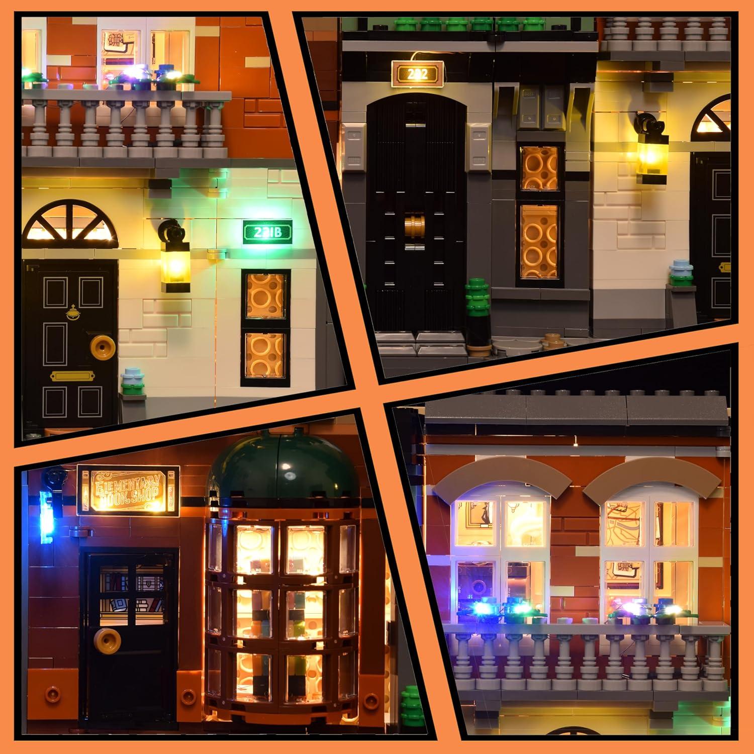 Kit de Iluminación LED LightGo para Lego 10351 Sherlock Holmes