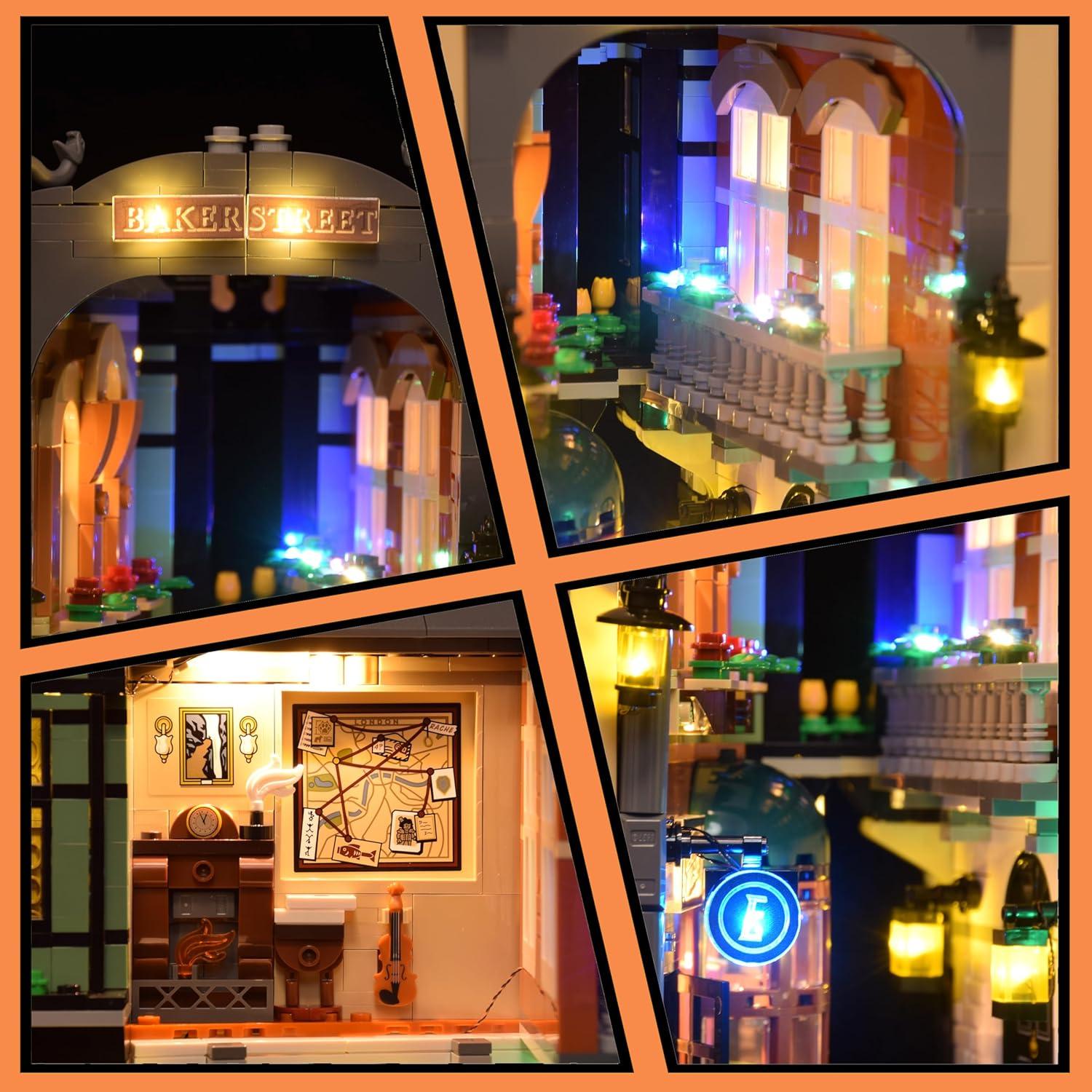 Kit de Iluminación LED LightGo para Lego 10351 Sherlock Holmes