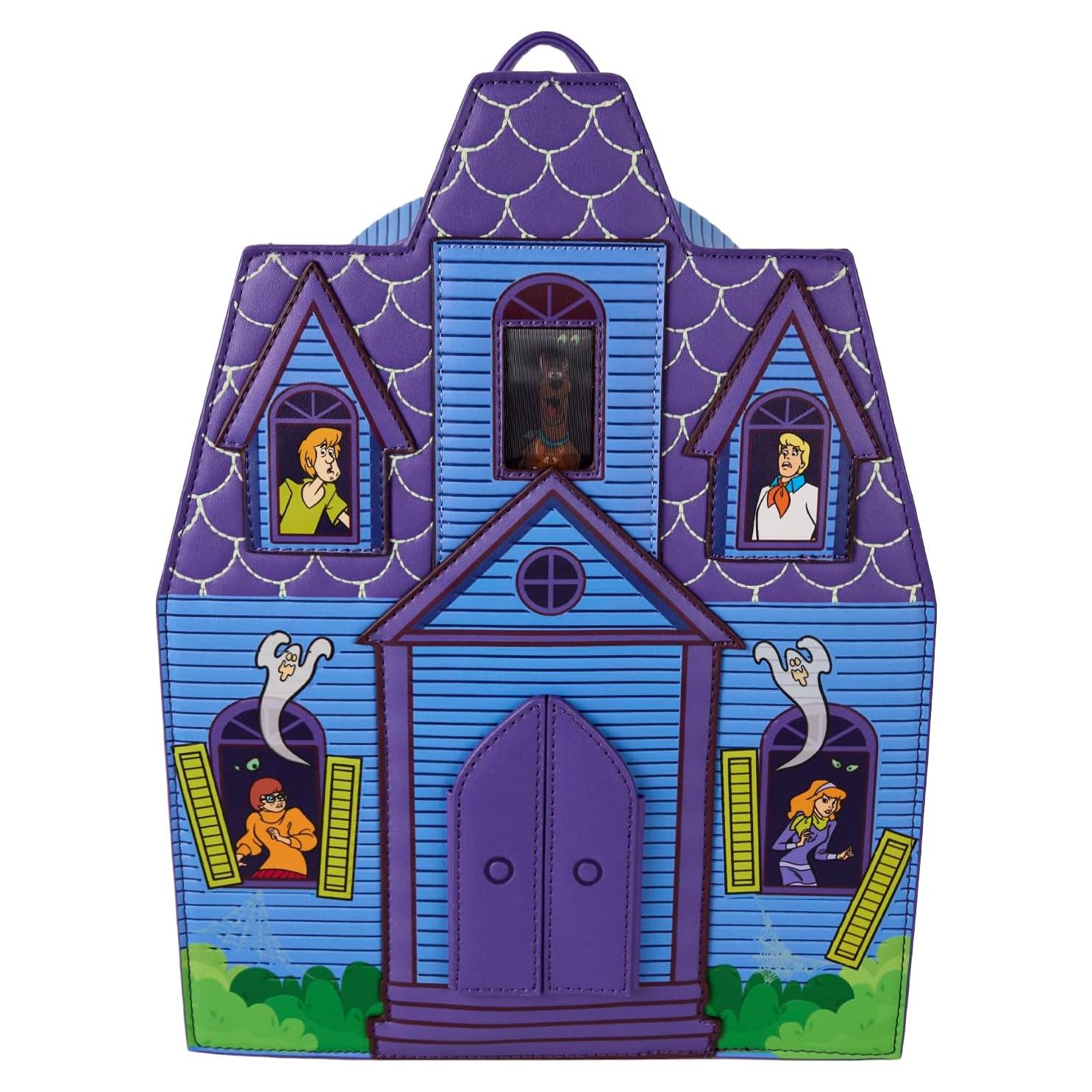 Mochila Mini Scooby-Doo Haunted Mansion Loungefly 22.8x26.6cm