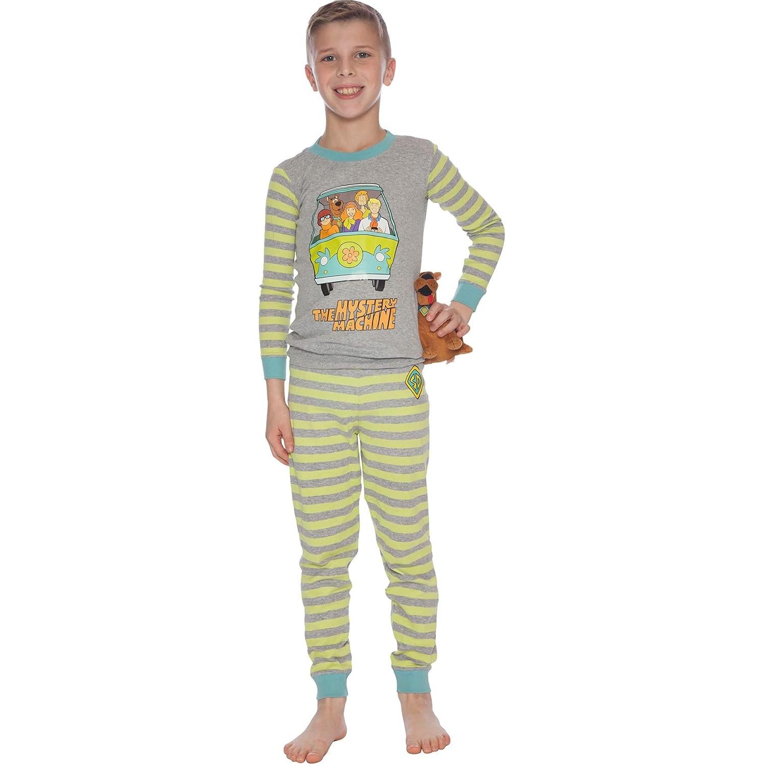 Pijama Scooby Doo Máquina del Misterio Niños 2 Piezas T8