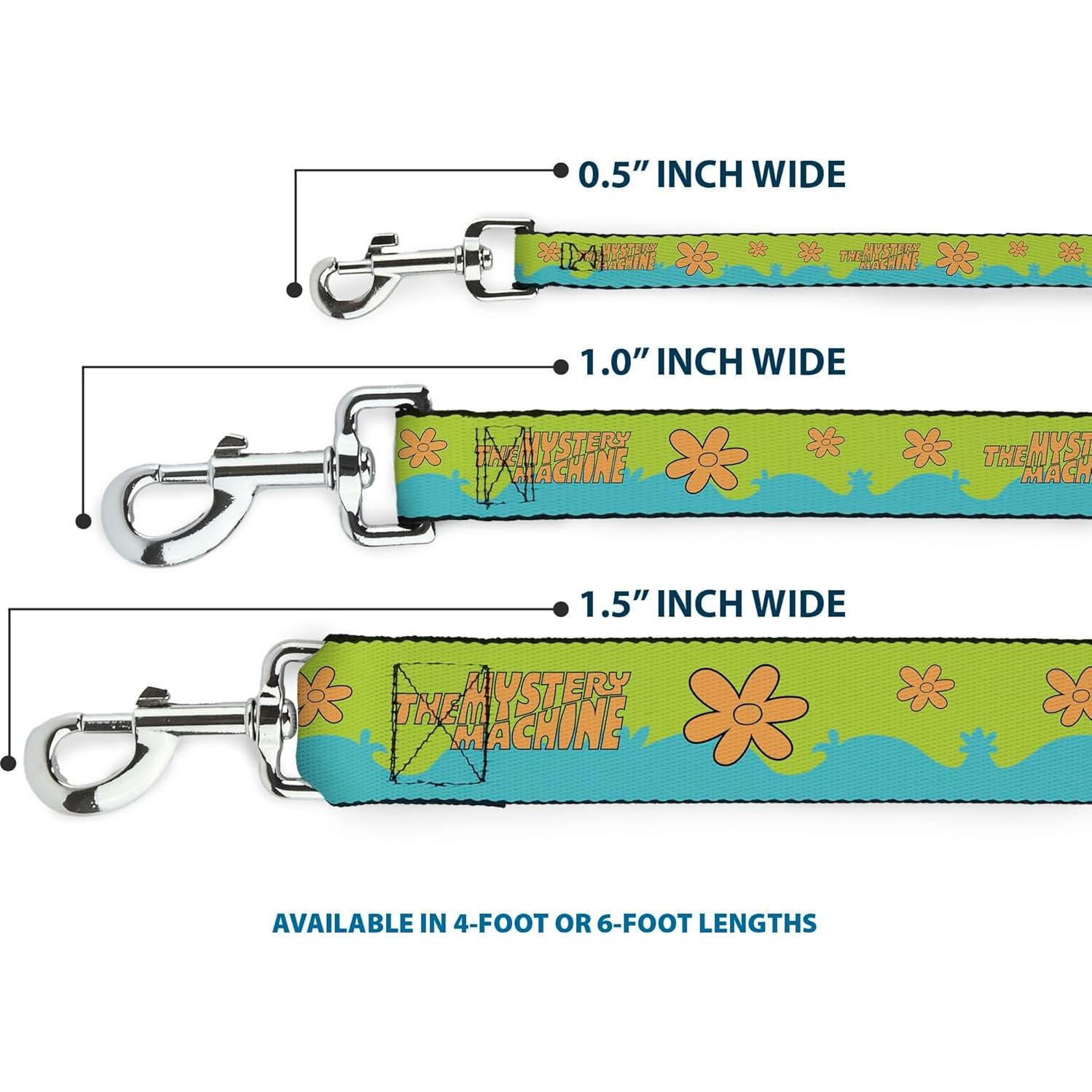 Correa para Perros Scooby Doo 1.83m x 1.27cm - Buckle-Down