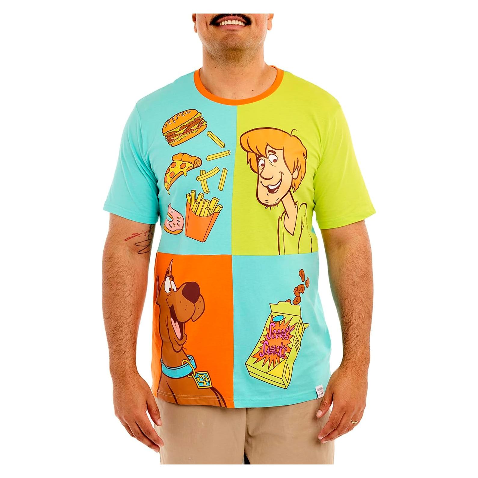 Camiseta Loungefly Scooby Doo Munchies 100% Algodón Talla S