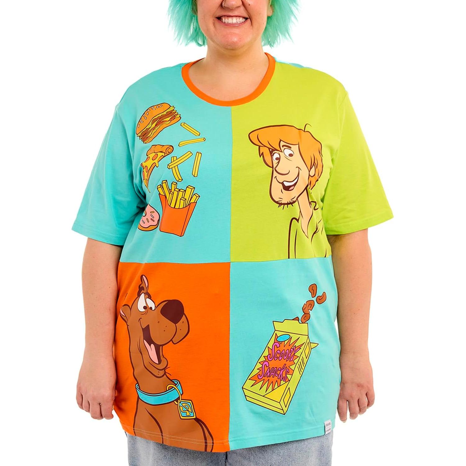 Camiseta Loungefly Scooby Doo Munchies 100% Algodón Talla S