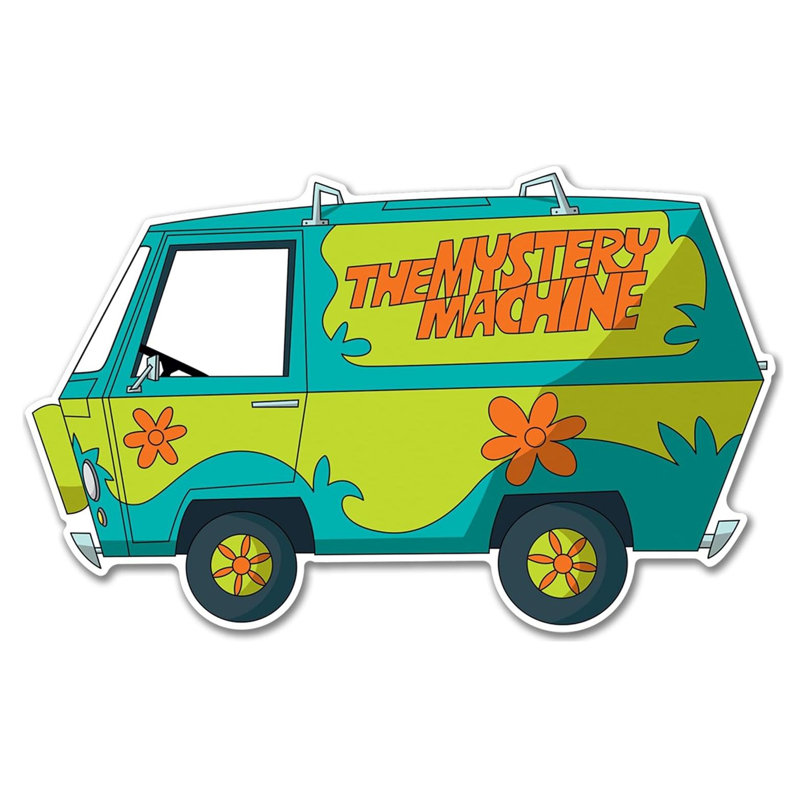 Calcomanía Scooby-Doo Máquina del Misterio Elektroplate 8.89x14.22cm