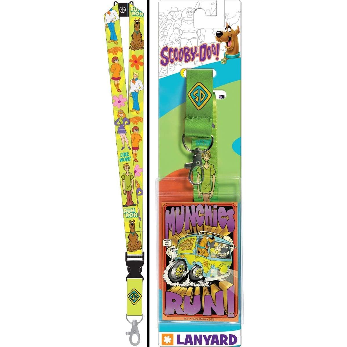 Lanyard de Insignia Scooby Doo Ata-Boy con Clip - 57 cm