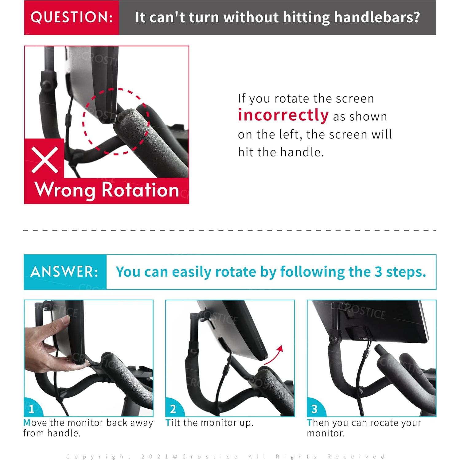 Soporte Giratorio Crostice CH-1 para Bicicleta Original