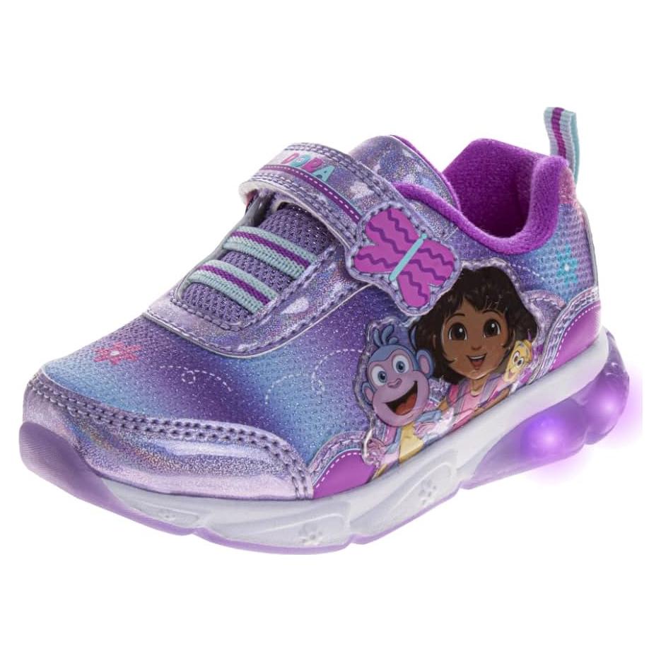 Zapatillas LED Dora la Exploradora para Niños - Talla 11