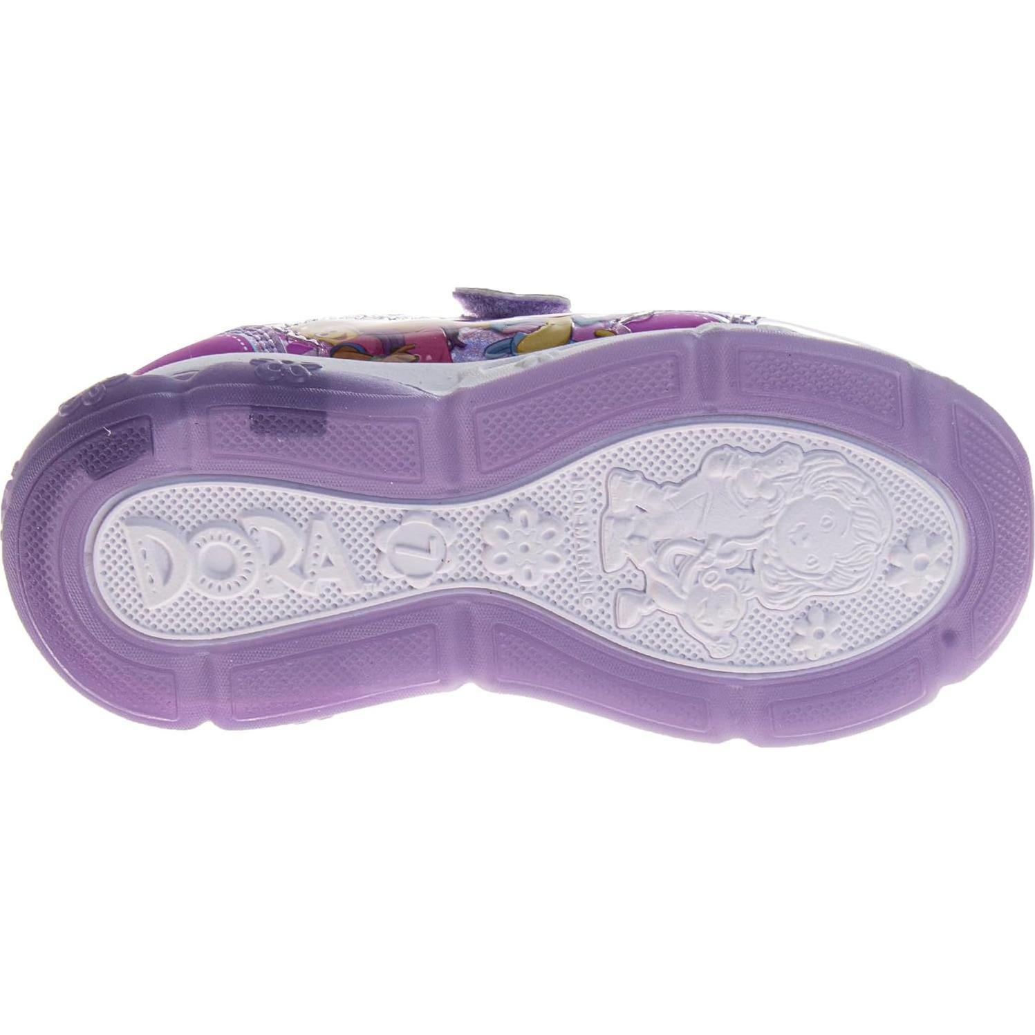 Zapatillas LED Dora la Exploradora para Niños - Talla 11