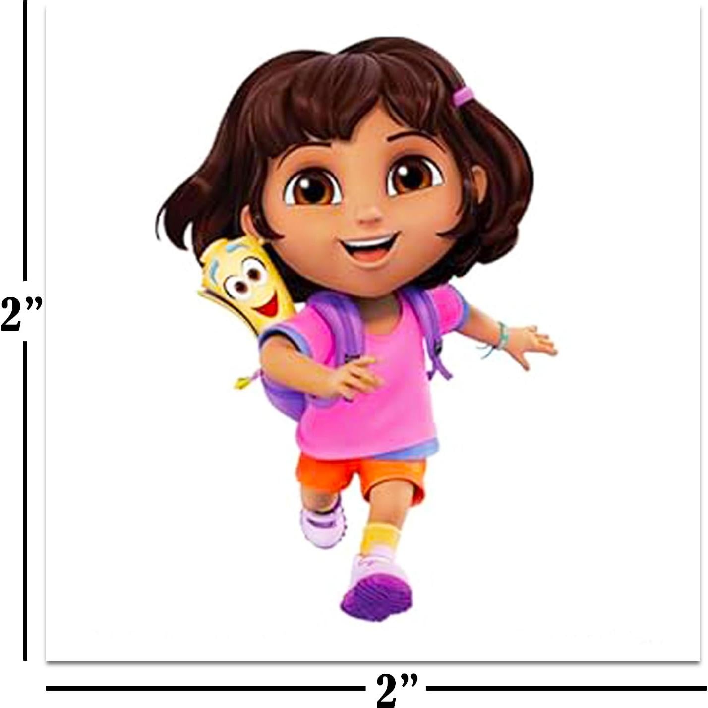 Tatuajes Temporales Dora la Exploradora - 70+ Tatuajes 5x5cm