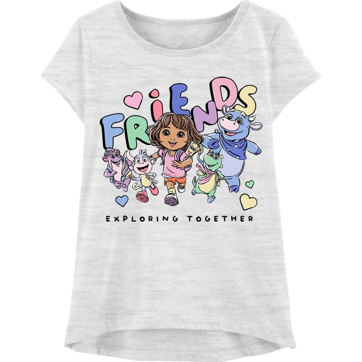 Camisetas Gráficas Dora la Exploradora Niñas 4T - Ropa Colorida