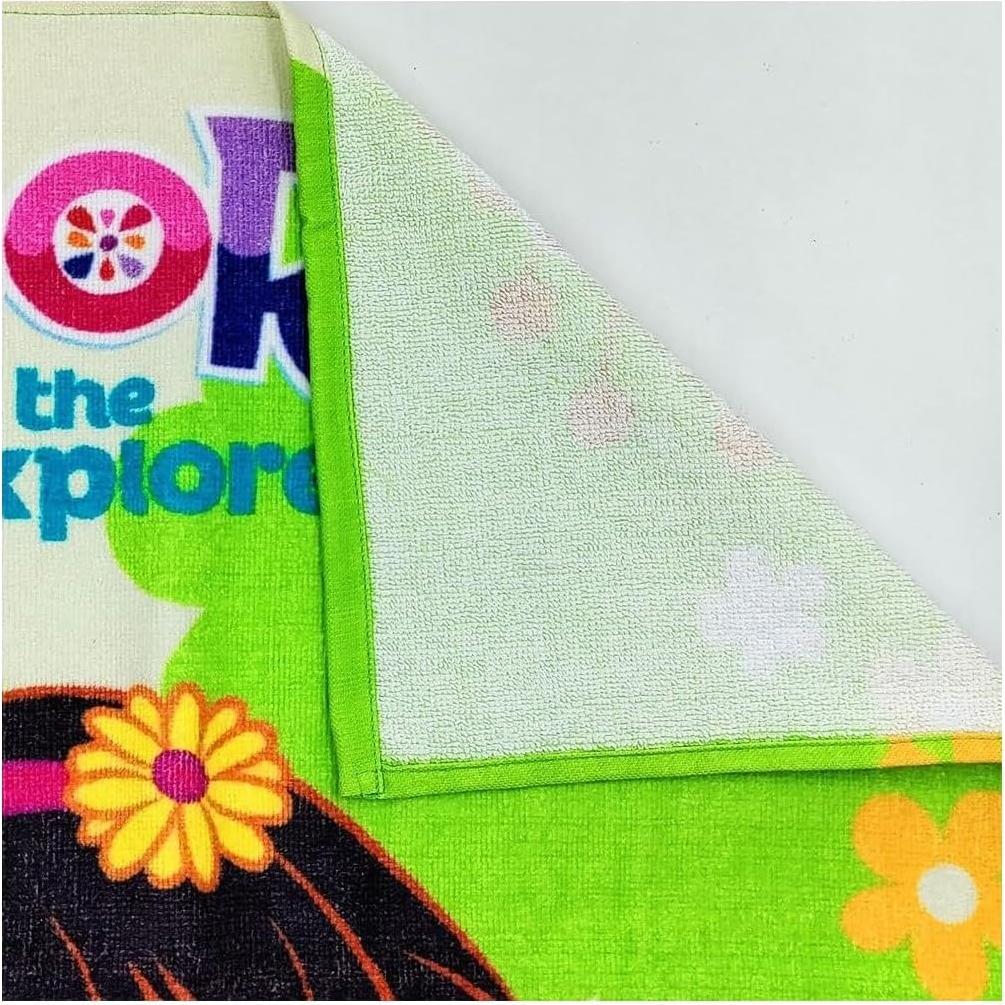 Toalla con Capucha de Terciopelo 100% Algodón Dora la Exploradora