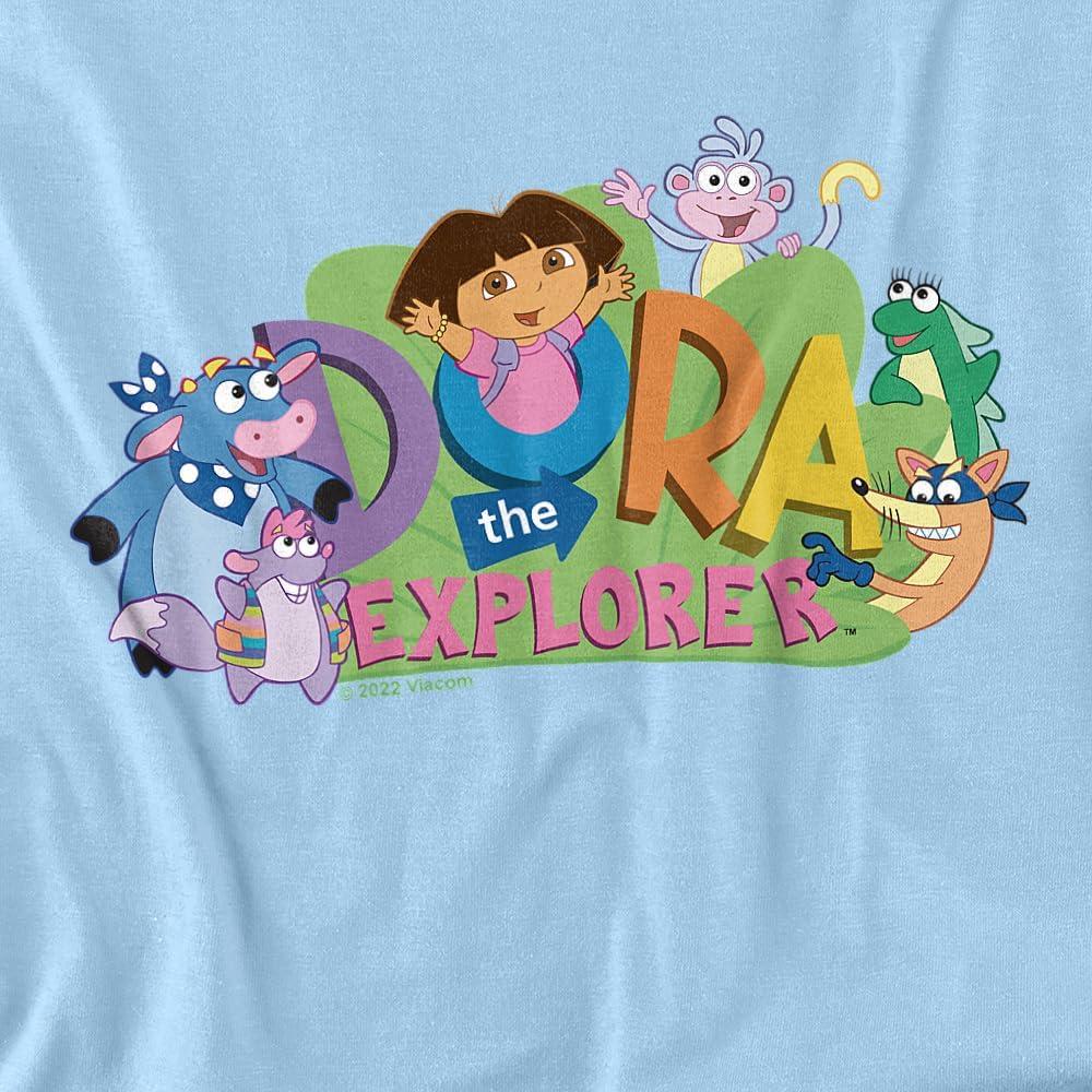 Mono Unisex Bebé Popfunk Dora La Exploradora 18 Meses Azul Claro