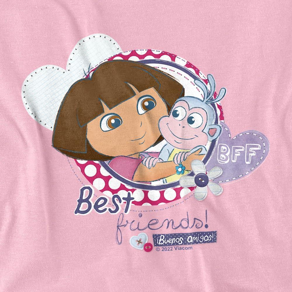 Mono Unisex Bebé Popfunk Dora La Exploradora Rosa 24 meses