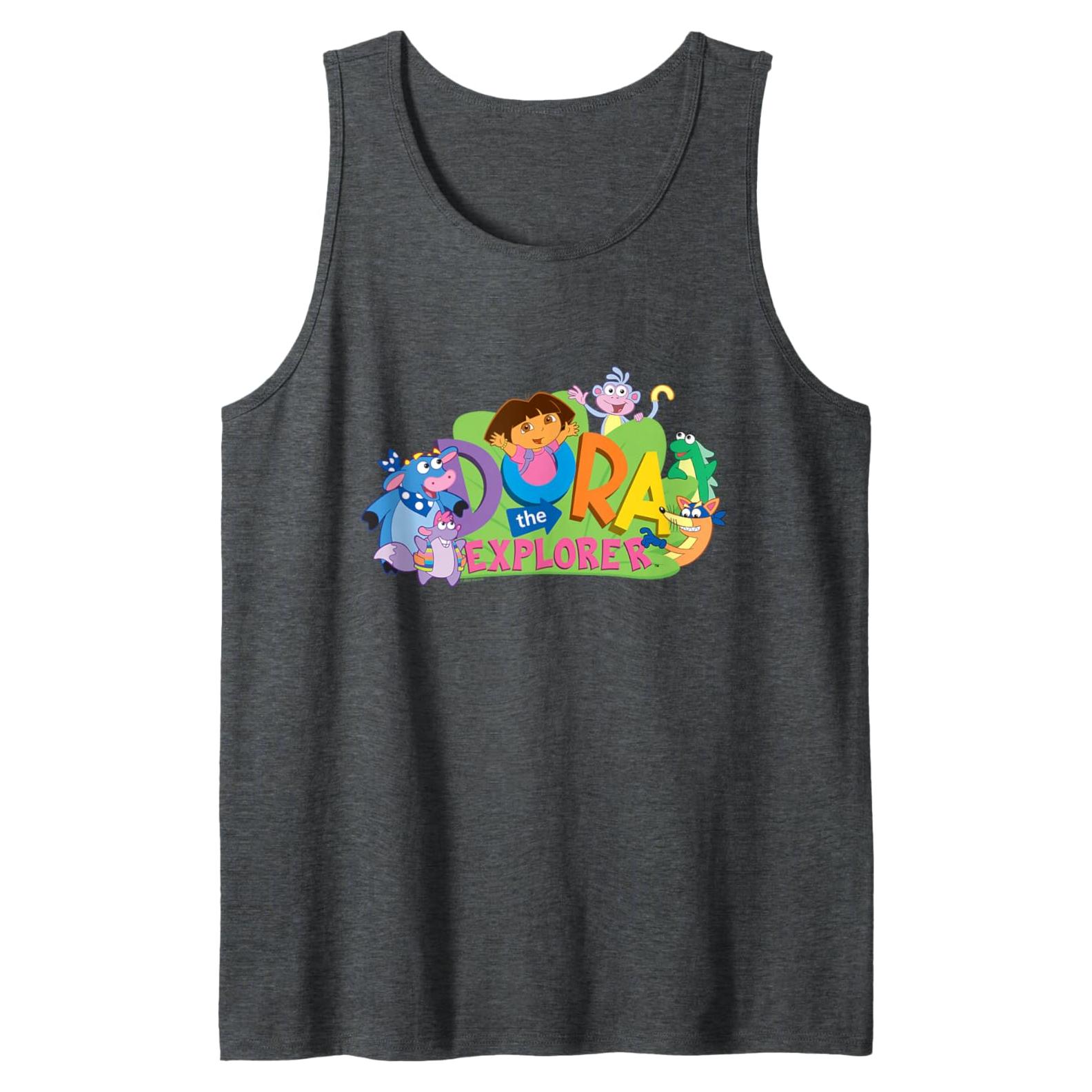 Camiseta Sin Mangas Dora la Exploradora Clásica 100% Oficial