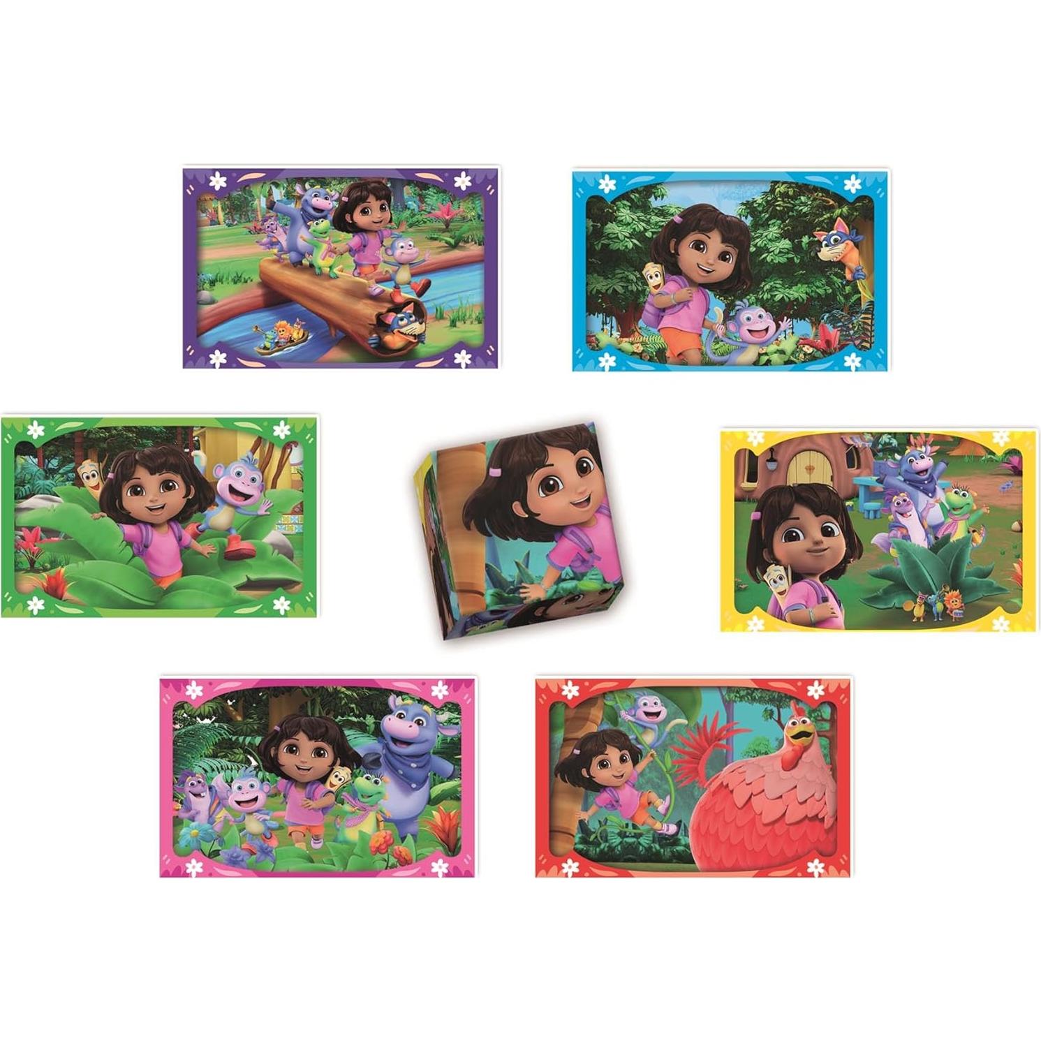 Juego Educativo Clementoni 4-en-1 Dora la Exploradora