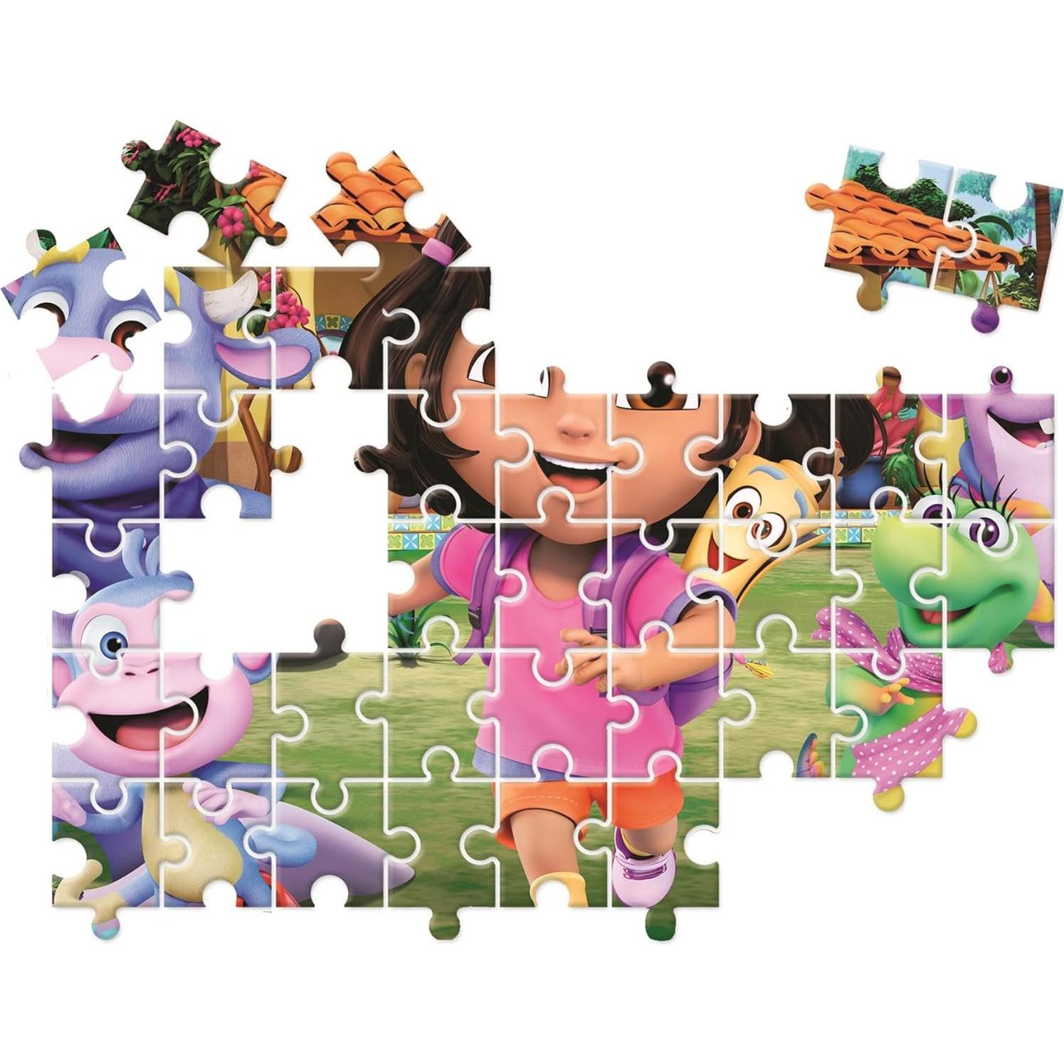 Juego Educativo Clementoni 4-en-1 Dora la Exploradora