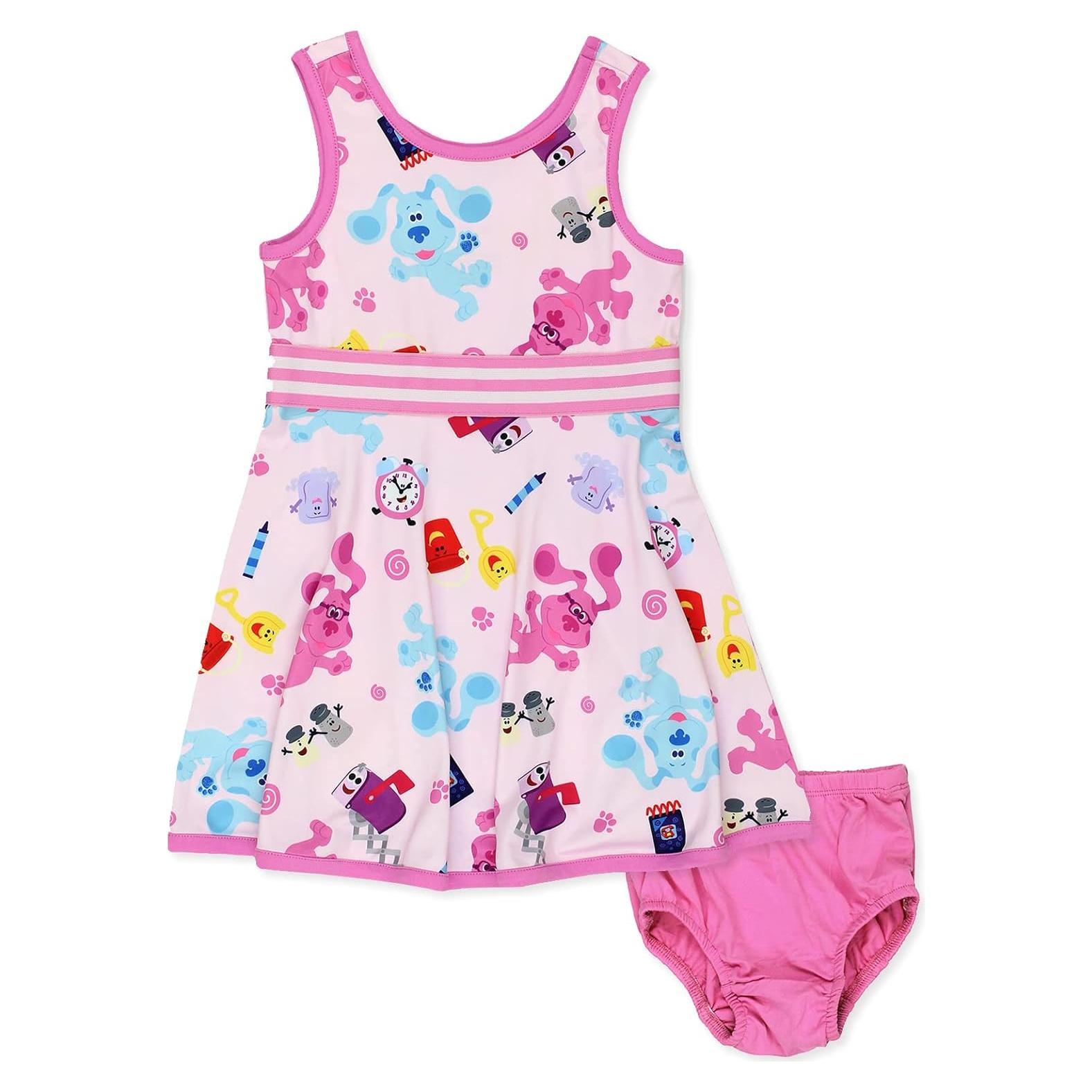 Vestido Rosa Ajuste Amplio Blue's Clues Niñas 4T
