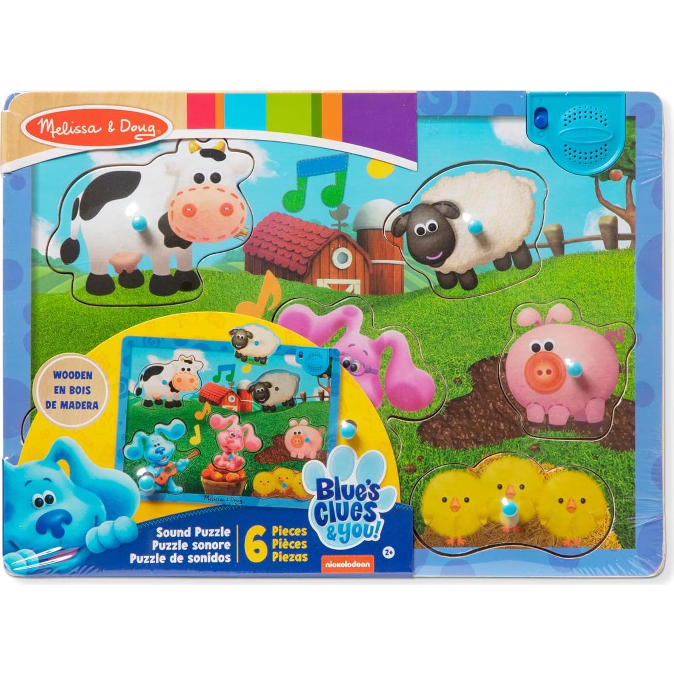 Rompecabezas de Sonido de Madera Melissa & Doug - Granja Musical