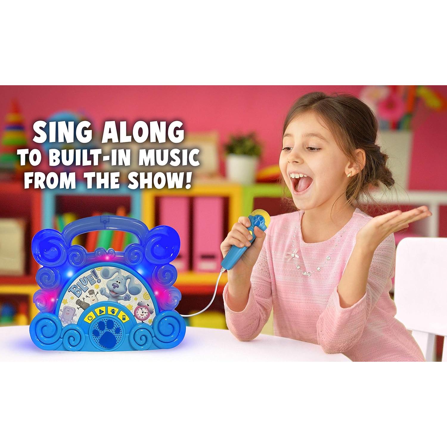 Boombox Musical eKids Blues Clues con Micrófono 27.7cm