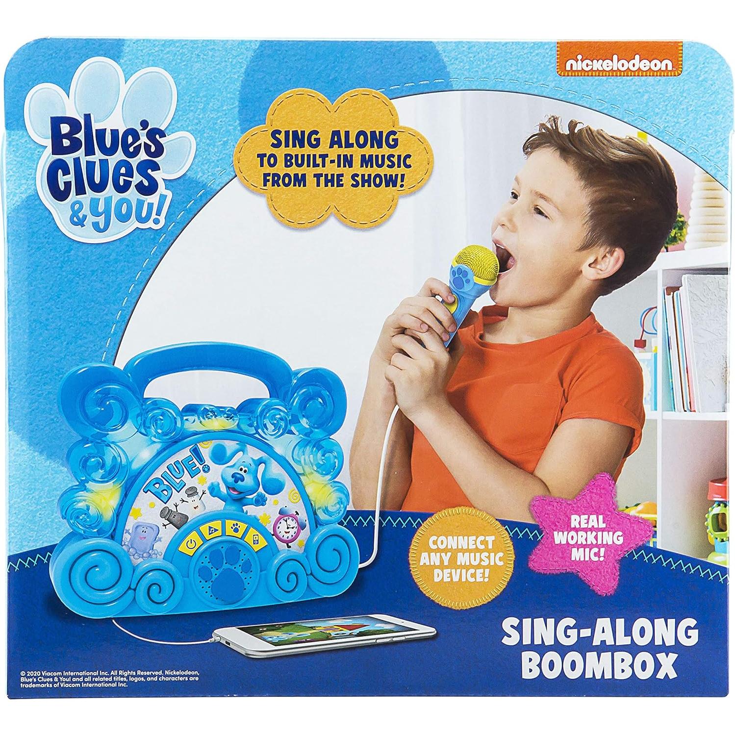 Boombox Musical eKids Blues Clues con Micrófono 27.7cm